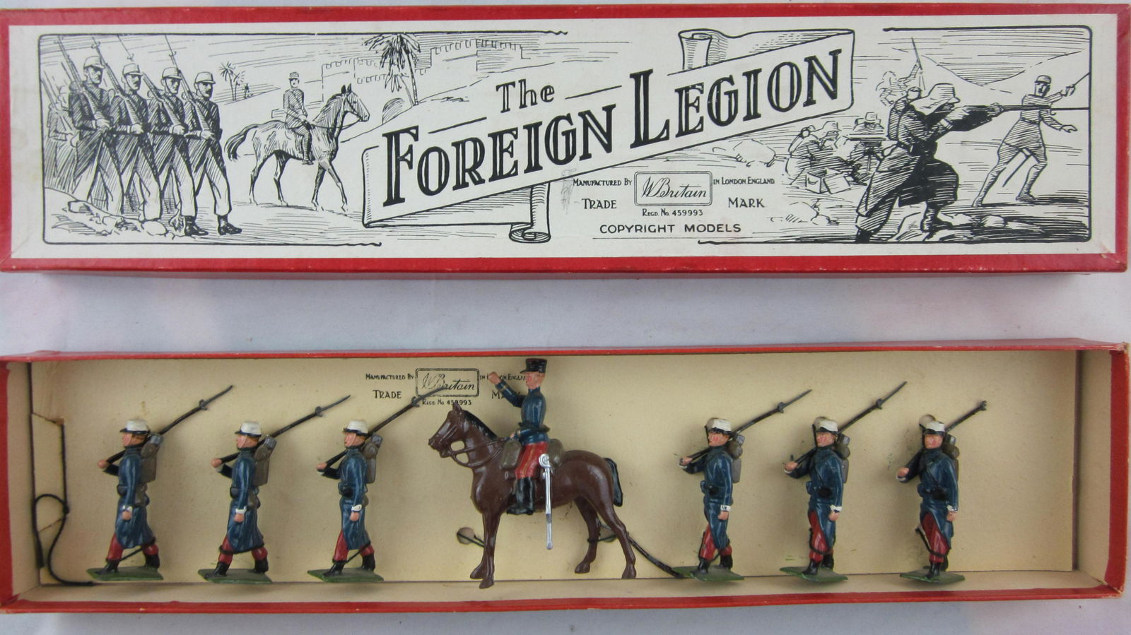 Britains Set #1711 French Foreign Legion. (1 of 1)