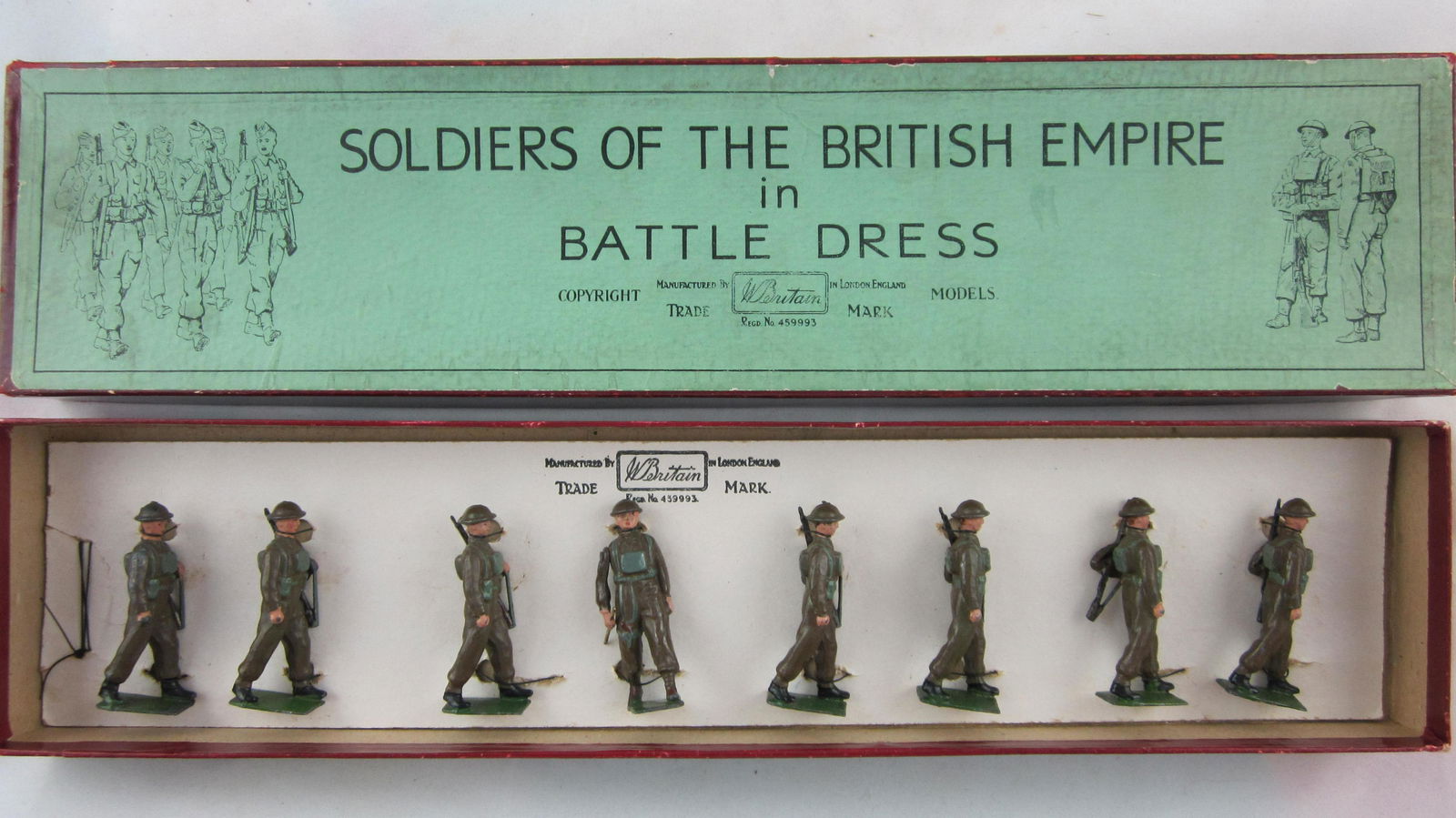 Britains Set #1858 Battledress British Infantry. (1 of 1)