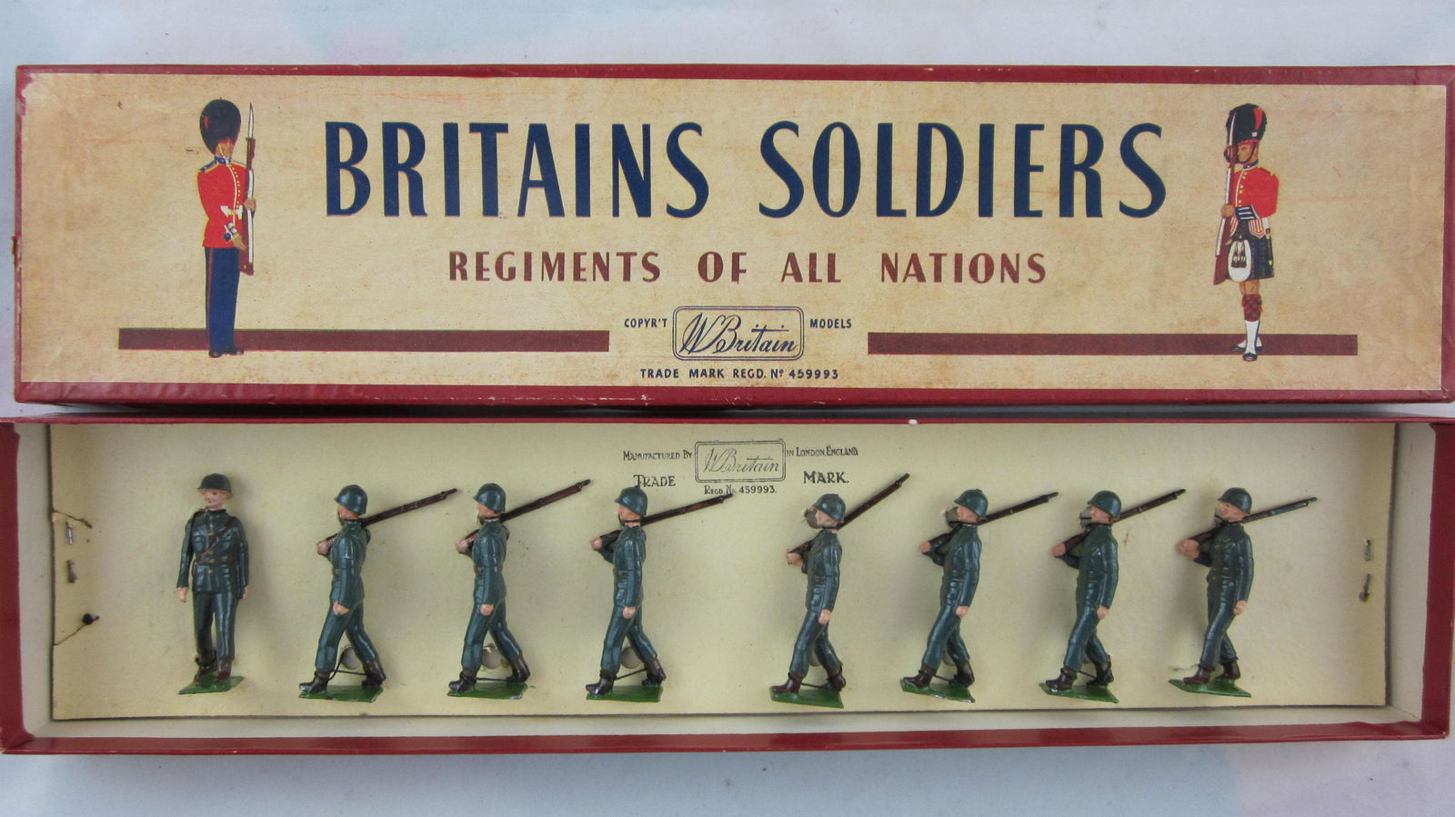 Britains Set #2033 U.S. Infantry Service Dress. (1 of 1)