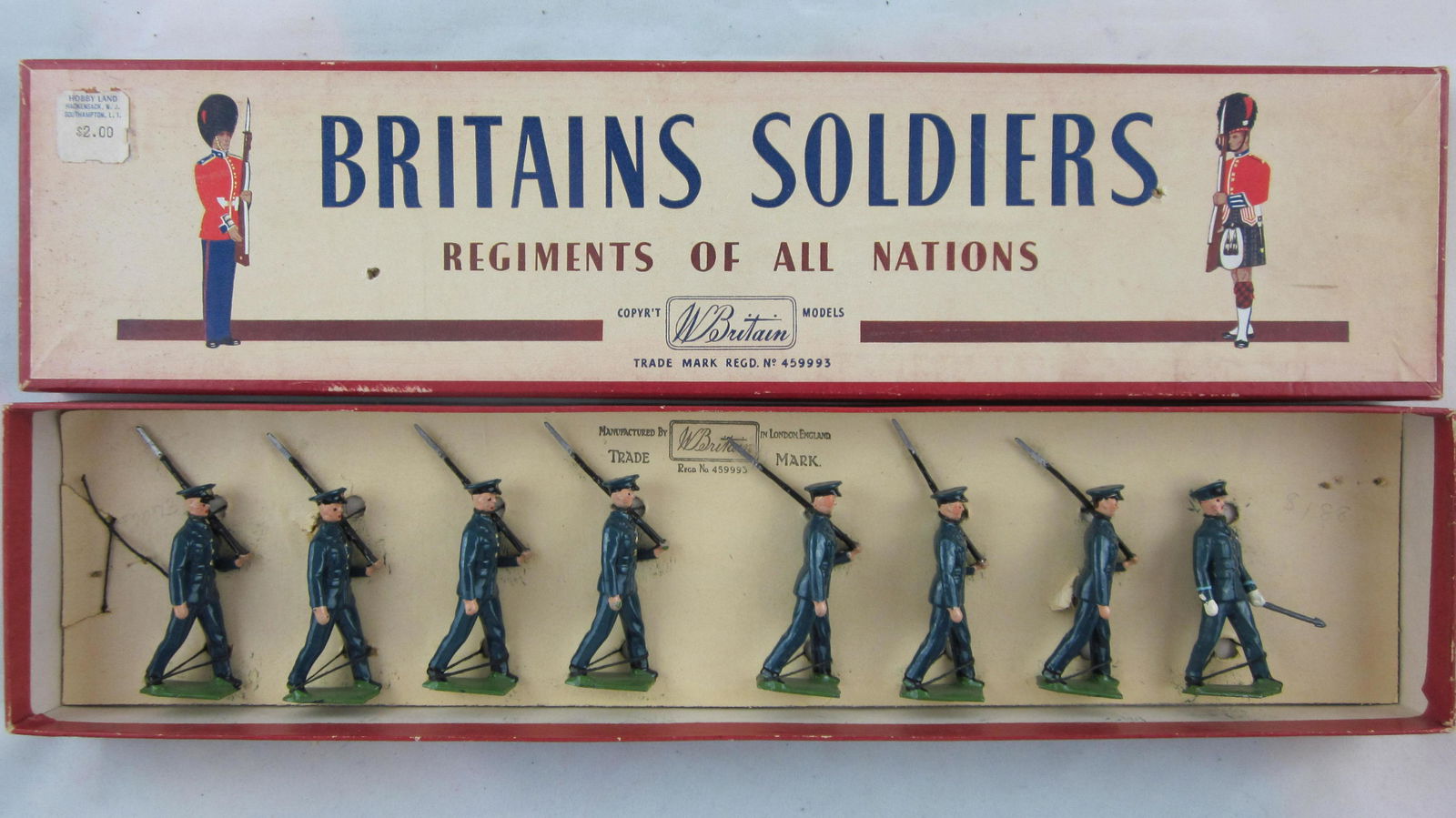 Britains Set #2073 Royal Air Force At Slope. (1 of 1)