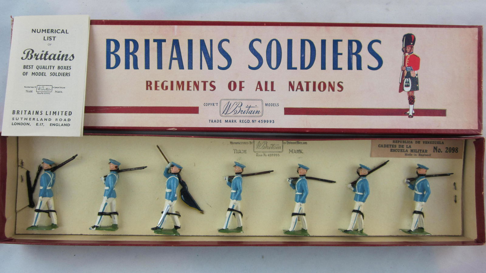 Britains Set #2098 Venezuelan Military Cadets. (1 of 1)