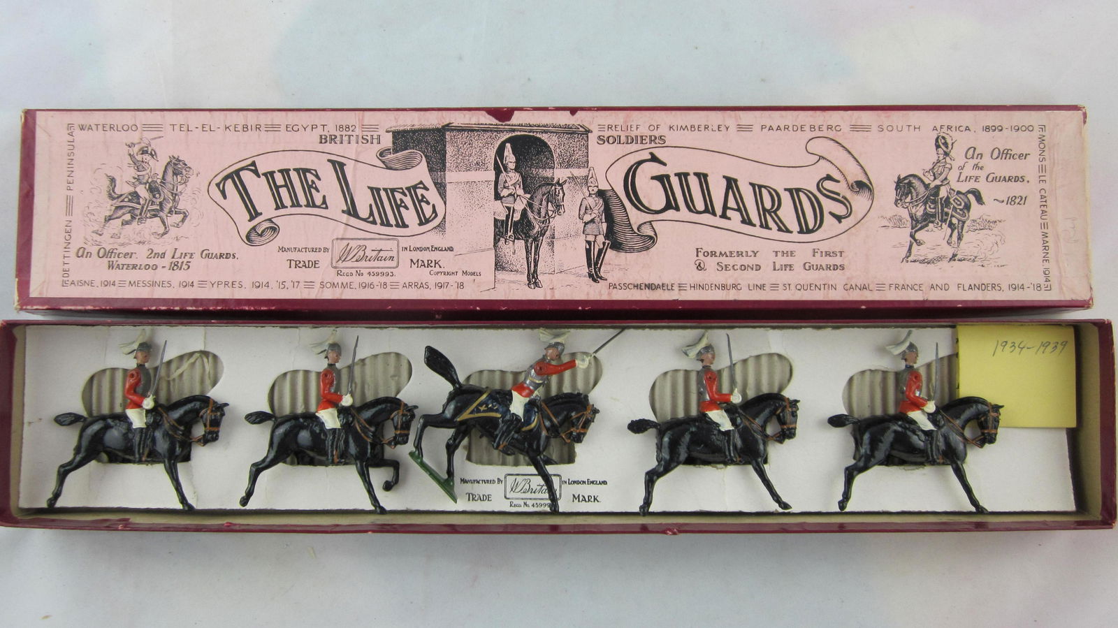 Britains Boxed Set #1 Life Guards At Trot. (1 of 1)