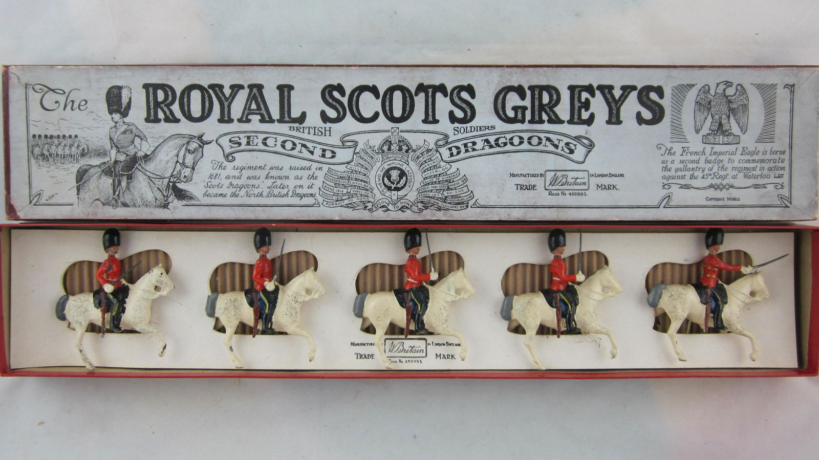 Britains Set #32 Royal Scots Greys At Walk. (1 of 1)