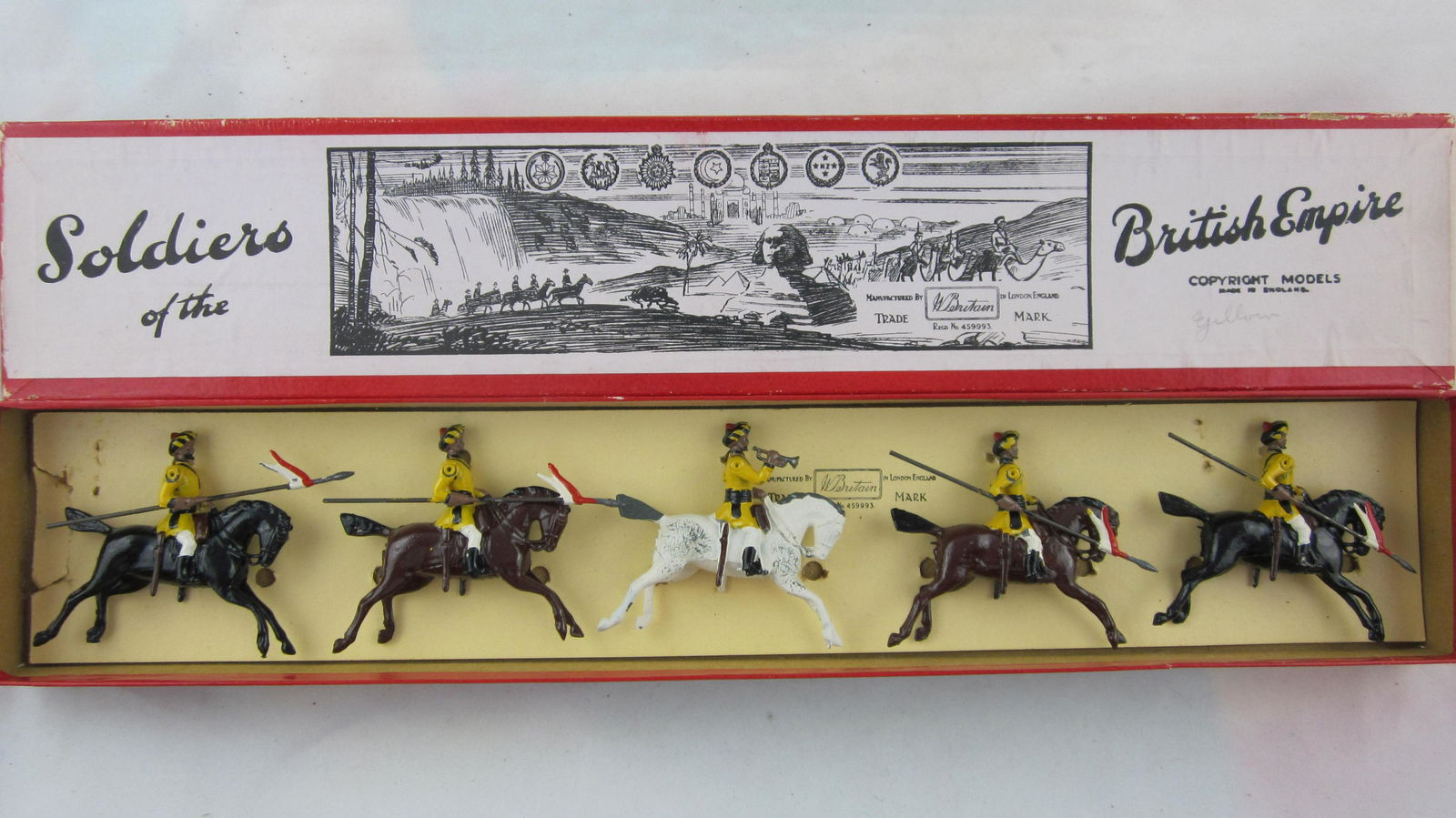 Britains Set #47, 1st Indian Bengal Cavalry. (1 of 1)