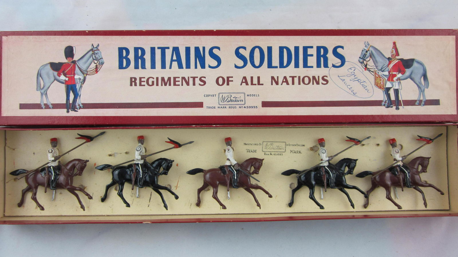Britains Set #115 Egyptian Cavalry At Canter. (1 of 1)