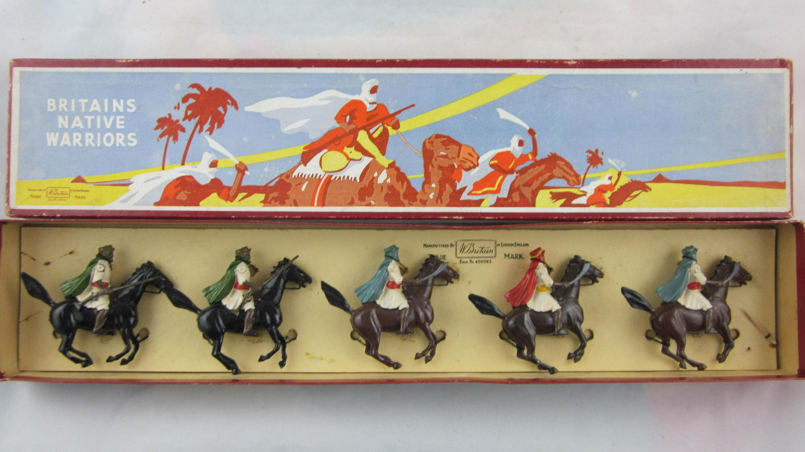 Britains Set #164 Mounted Arabs Of The Desert. (1 of 1)
