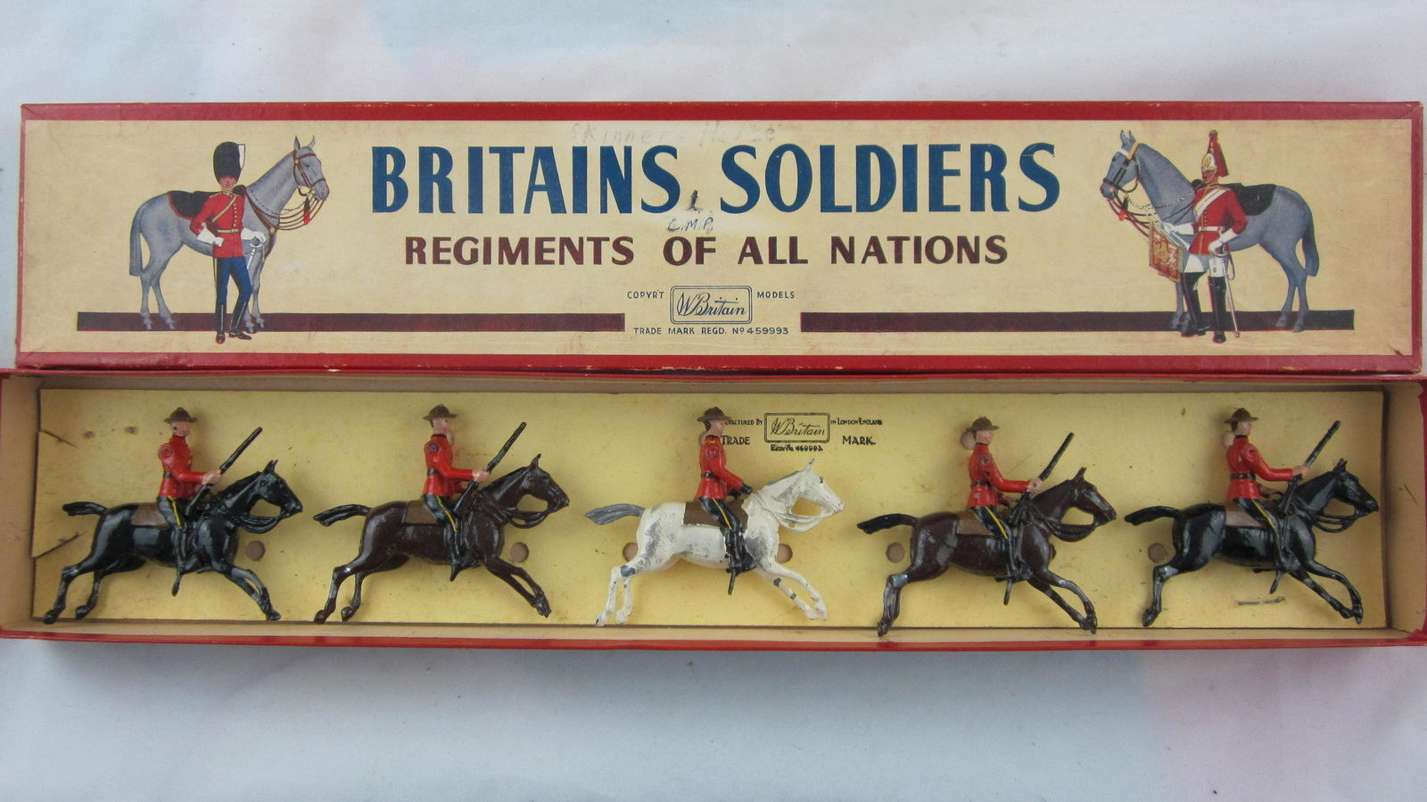Britains Set #1349 Royal Canadian Mounties. (1 of 1)