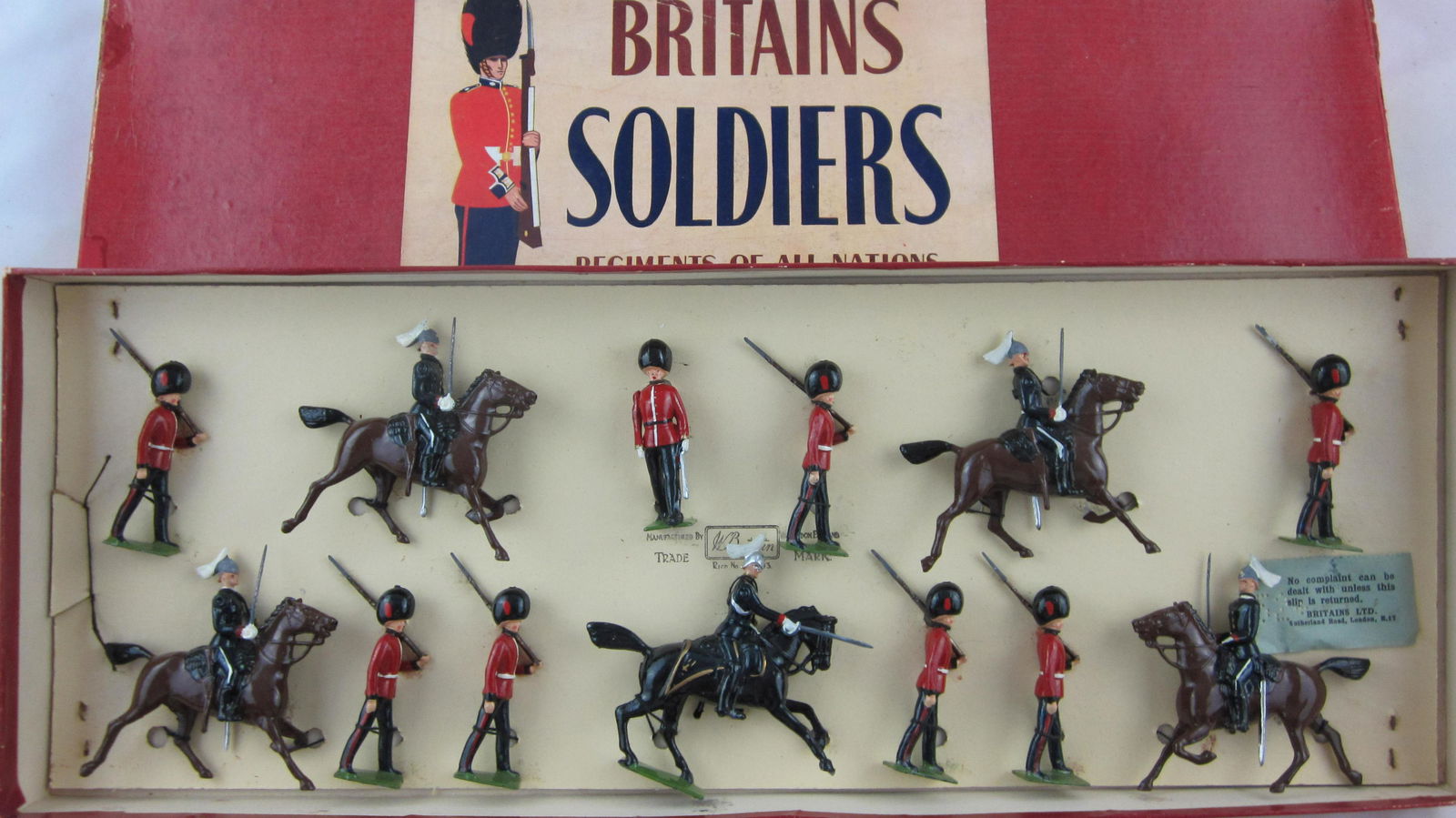 Britains Set #1637 Canadian Infantry & Cavalry. (1 of 1)