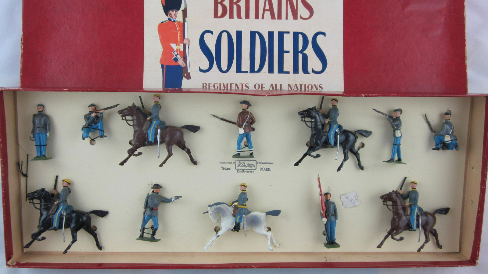 Britains Set #2068 Confederate Display. (1 of 1)