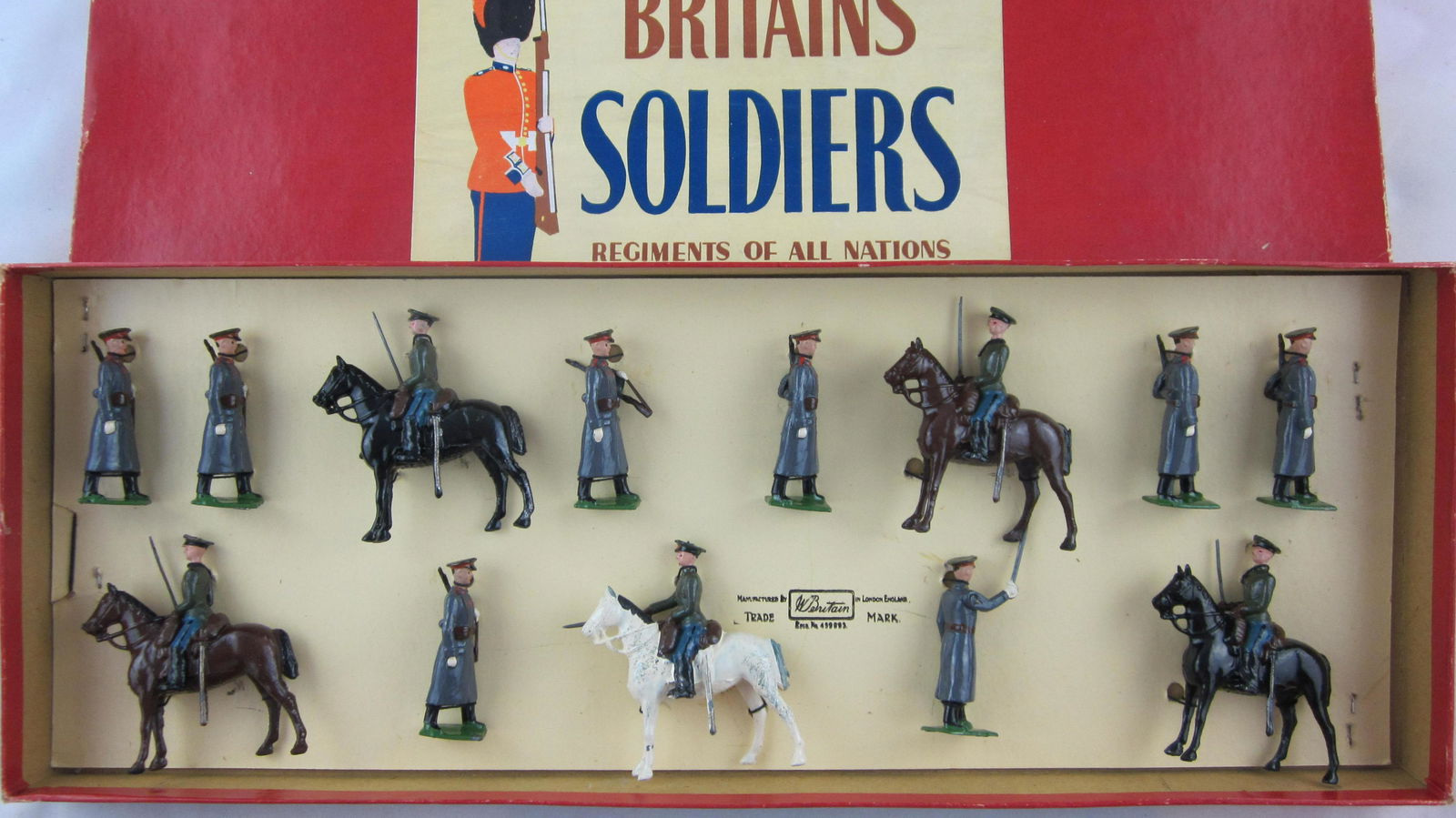 Britains Set #2015 Russian Cavalry & Infantry. (1 of 1)