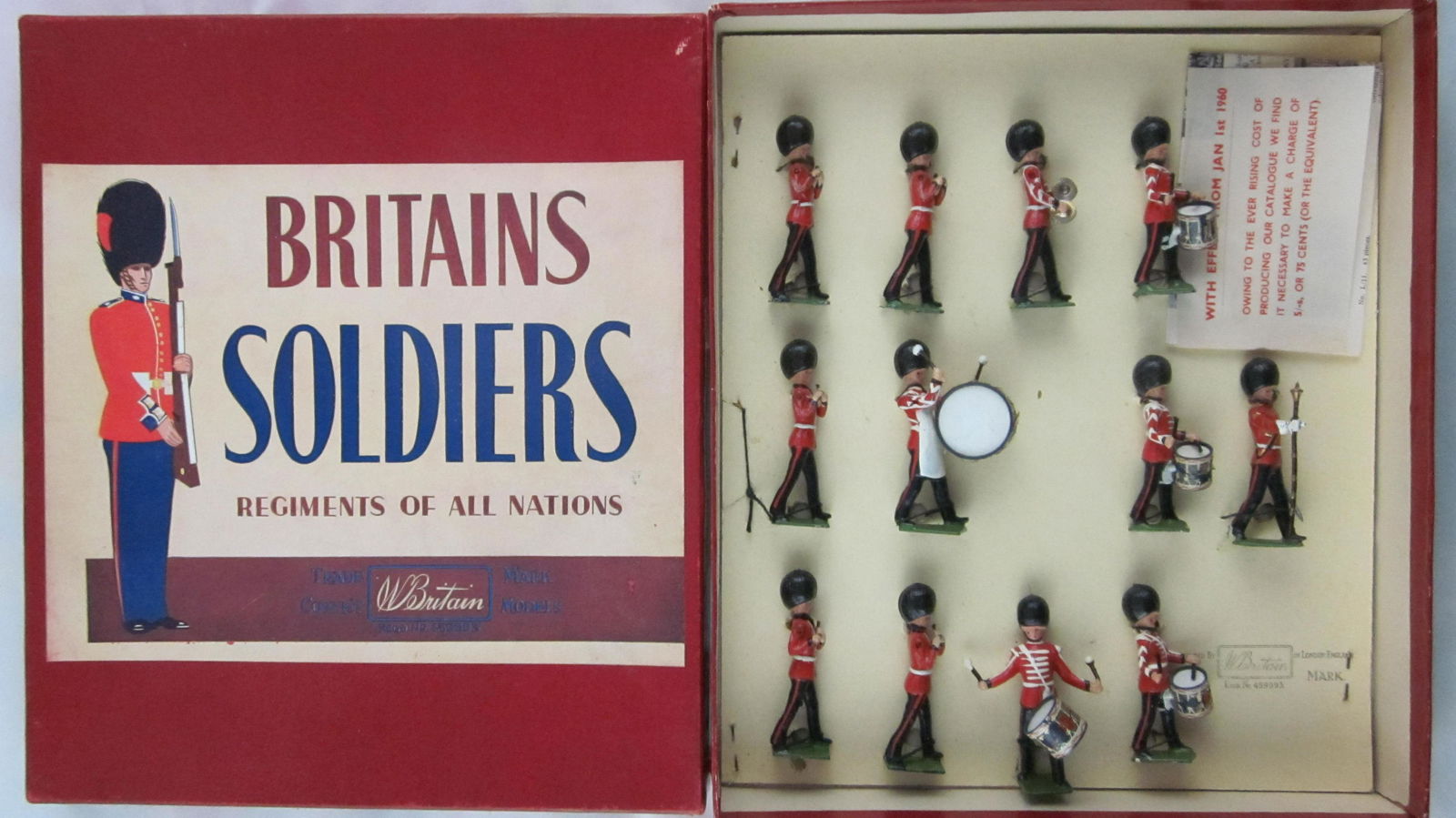 Britains Set #2108 Band Of The Welsh Guards. (1 of 1)