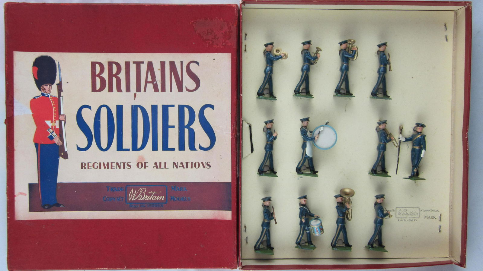 Britains Set #2116 Royal Air Force Band. (1 of 1)
