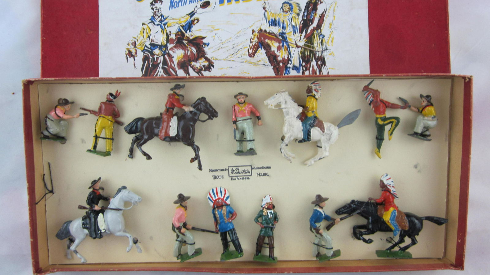 Britains Set #272 American Indians & Cowboys. (1 of 1)