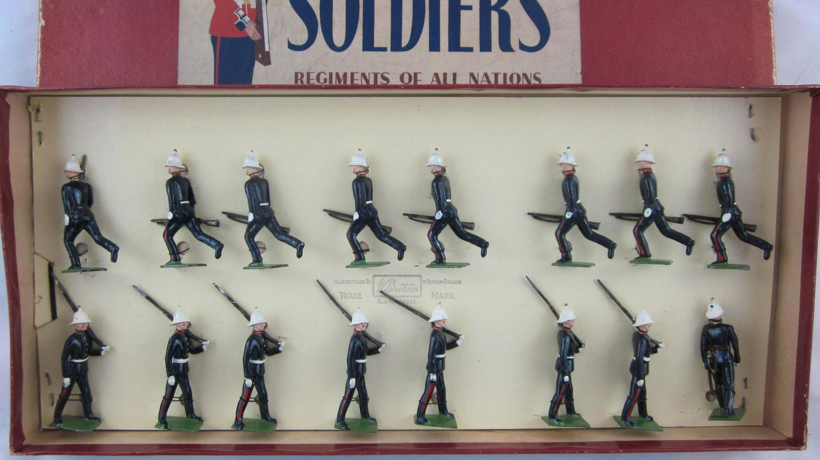 Britains Set #1284 Royal Marines Display Box. (1 of 1)