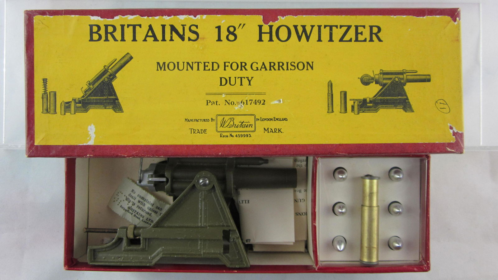 Britains Set #2106, 18" Garrison Howitzer. (1 of 1)