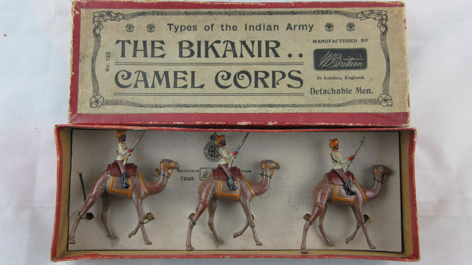 Britains Set #123 Bikanir Camel Corps. (1 of 1)