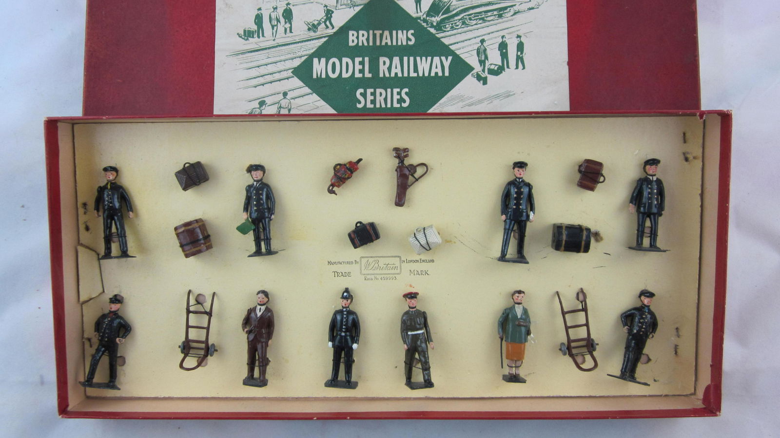 Britains Set #1R Railroad Series Station Set. (1 of 1)