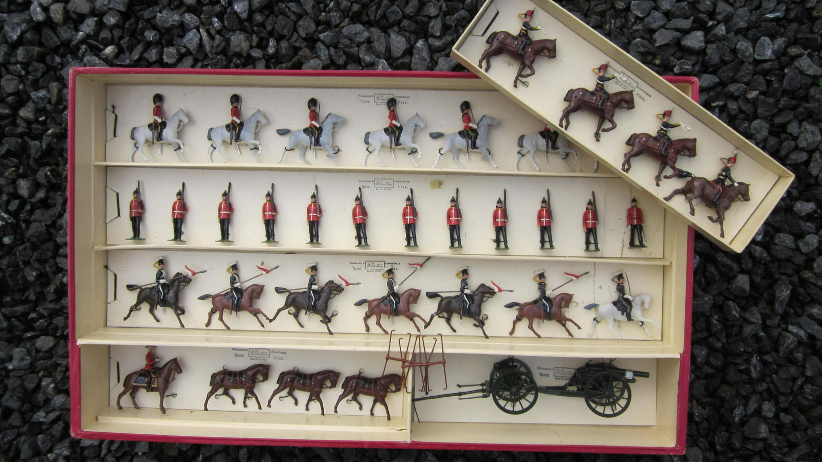 Britains Set #9407 Seven Regiments Display. (1 of 3)