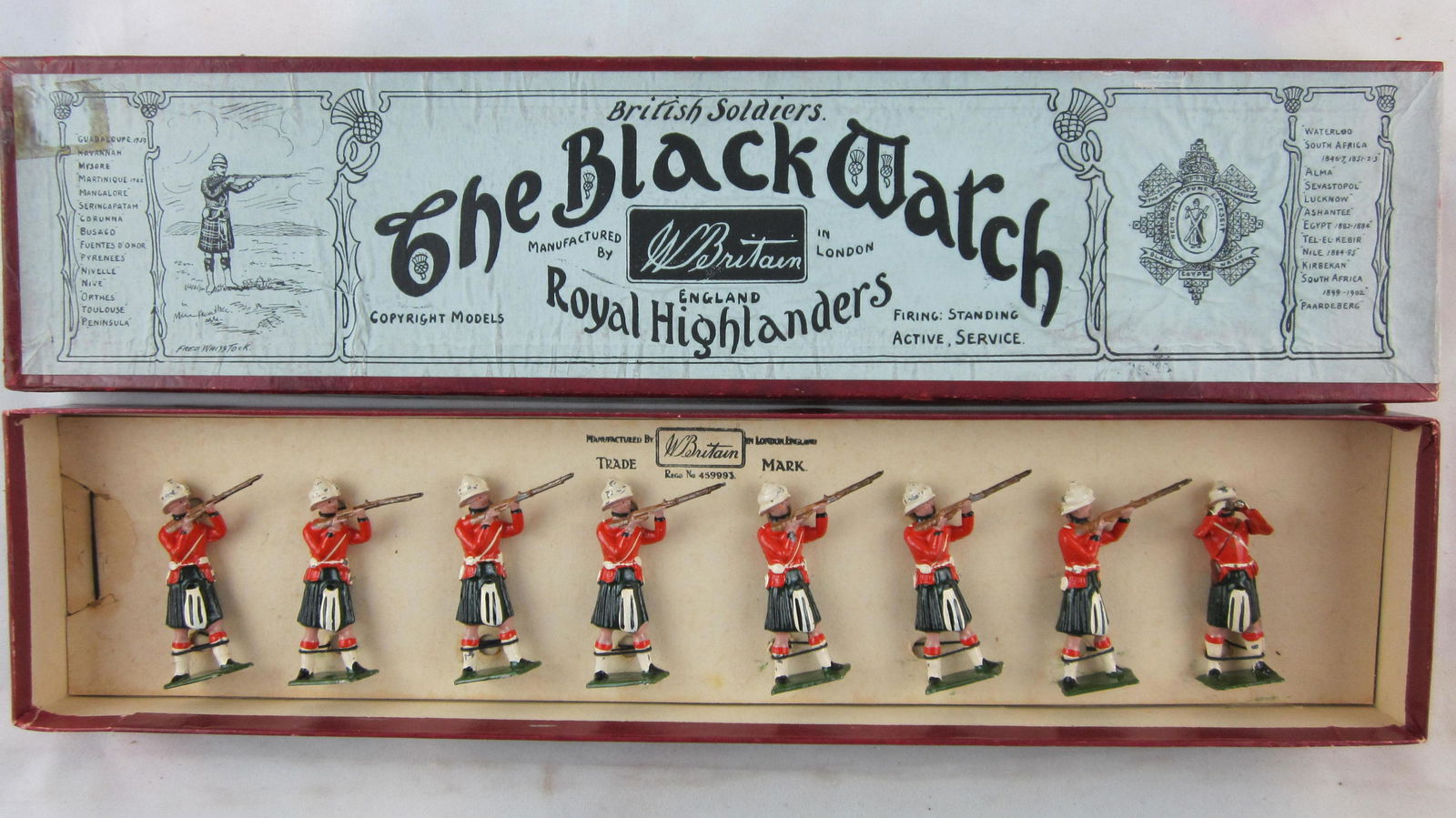 Britains Set #122 Black Watch Highlanders. (1 of 1)