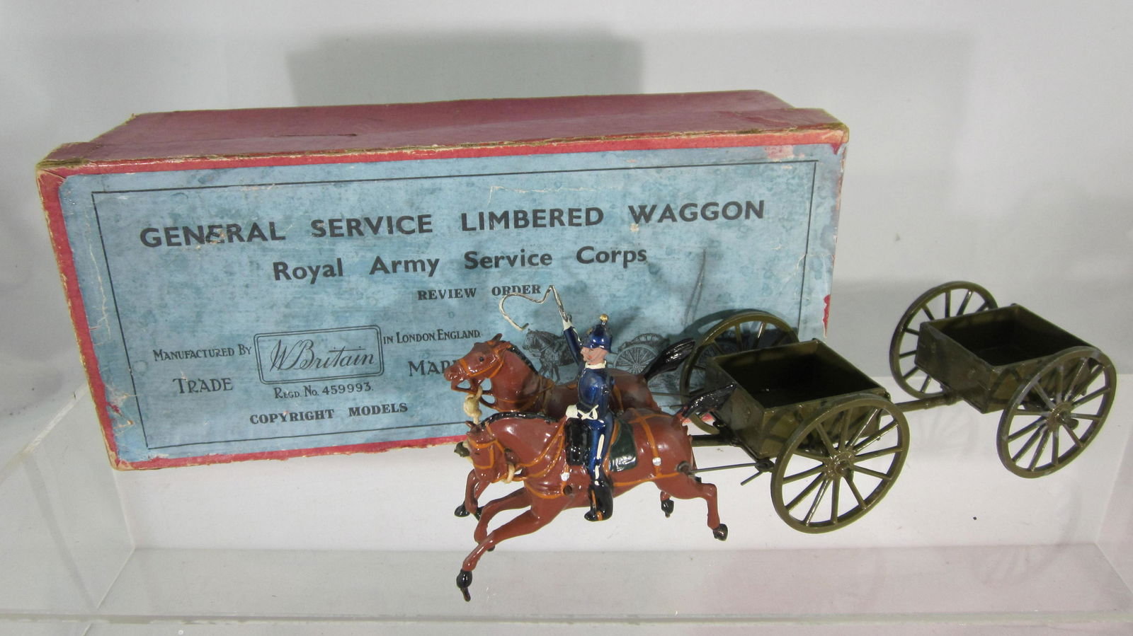 Britains #1329 Army Service Limbered Wagon. (1 of 1)