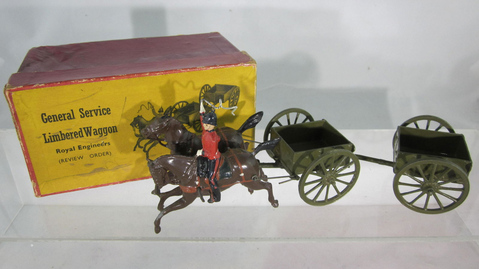 Britains #1330 Engineers Limbered Wagon. (1 of 1)