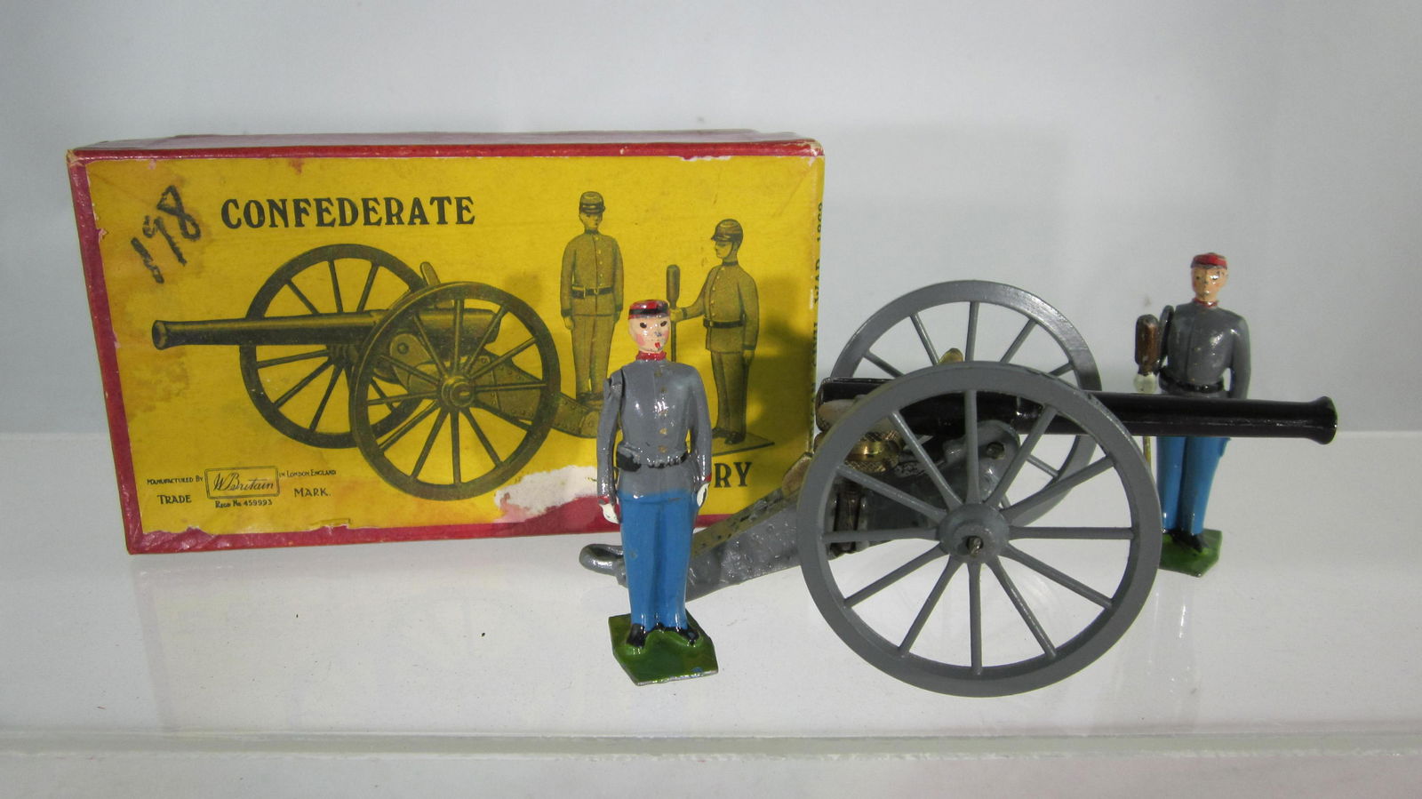 Britains Set #2058 Confederate Artillery. (1 of 1)