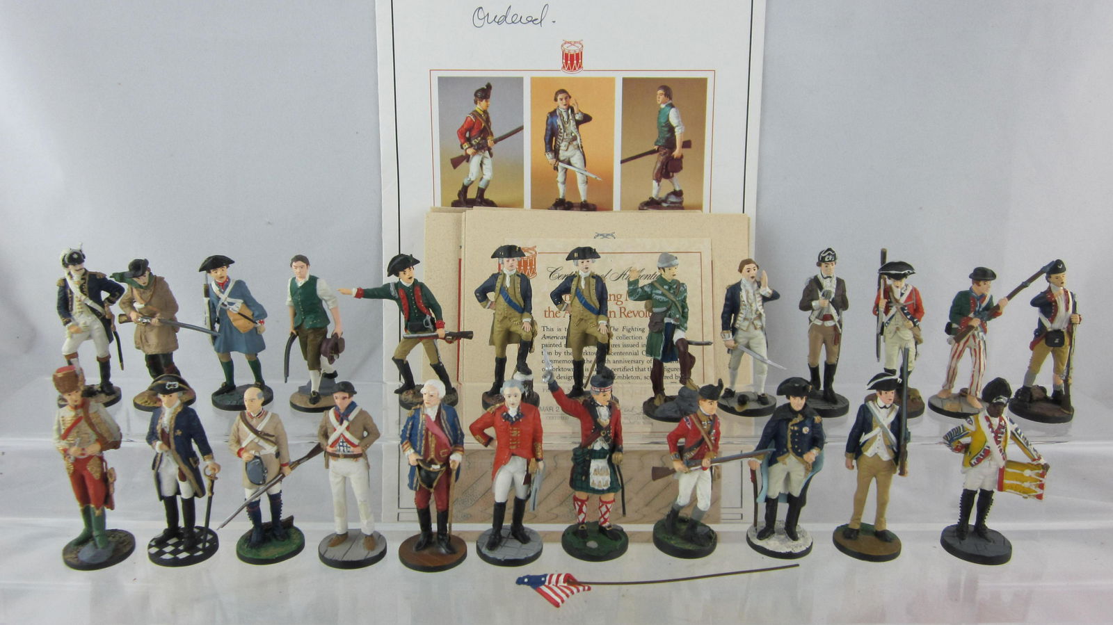 Franklin Mint Revolutionary War Fighting Men. (1 of 1)