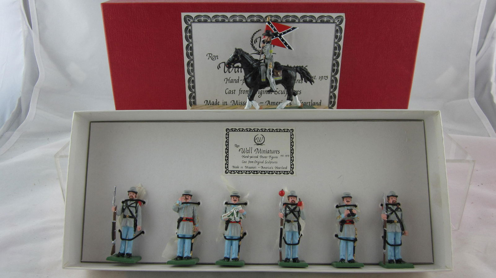 Wall's Miniatures Set #32 Confederate Infantry. (1 of 1)