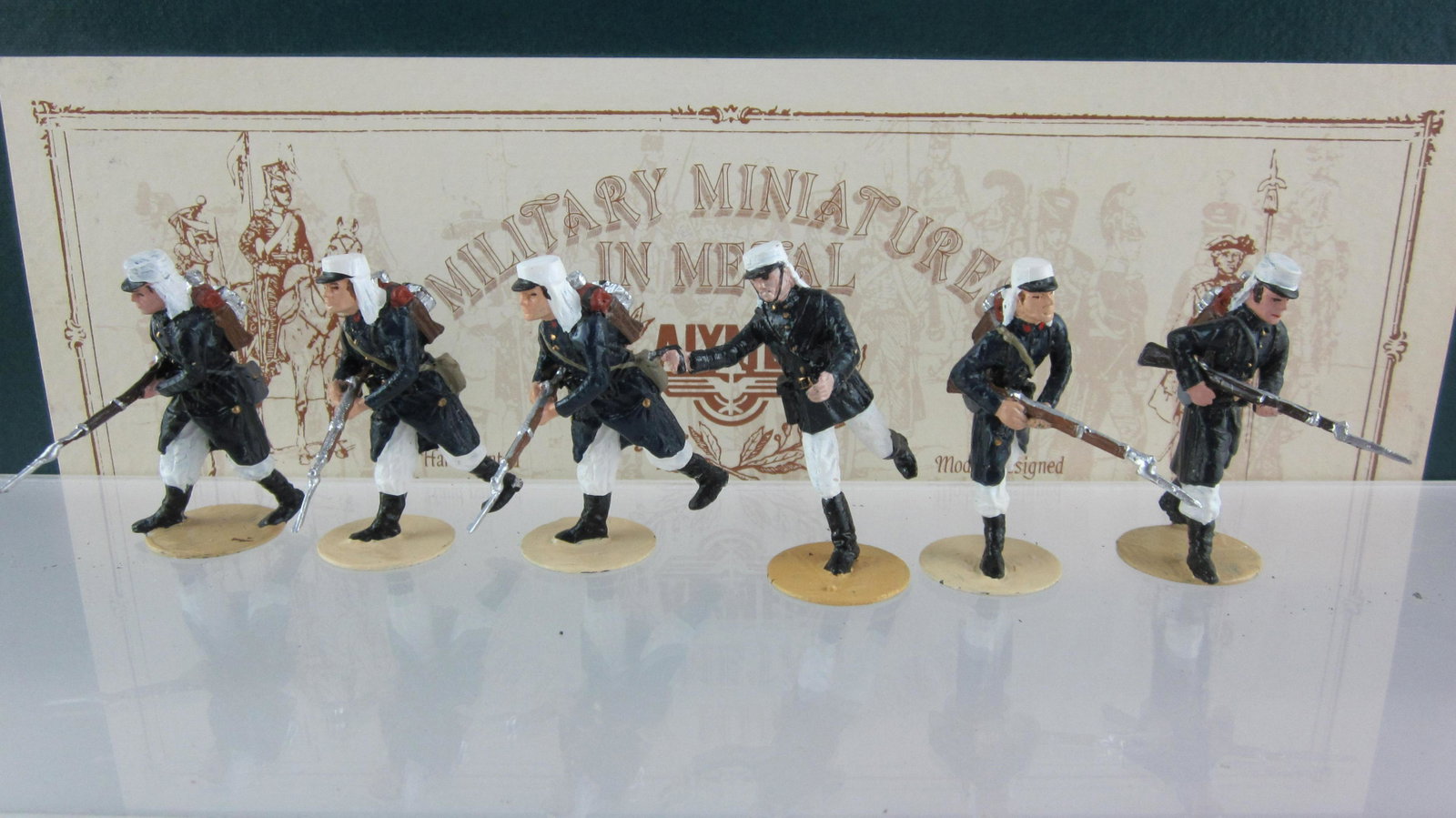 Alymer Set #AB-55 French Foreign Legion.: Boxed Alymer of Spain French Foreign Legion, Morocco 1910. 6 pieces. Condition excellent in excellent box.