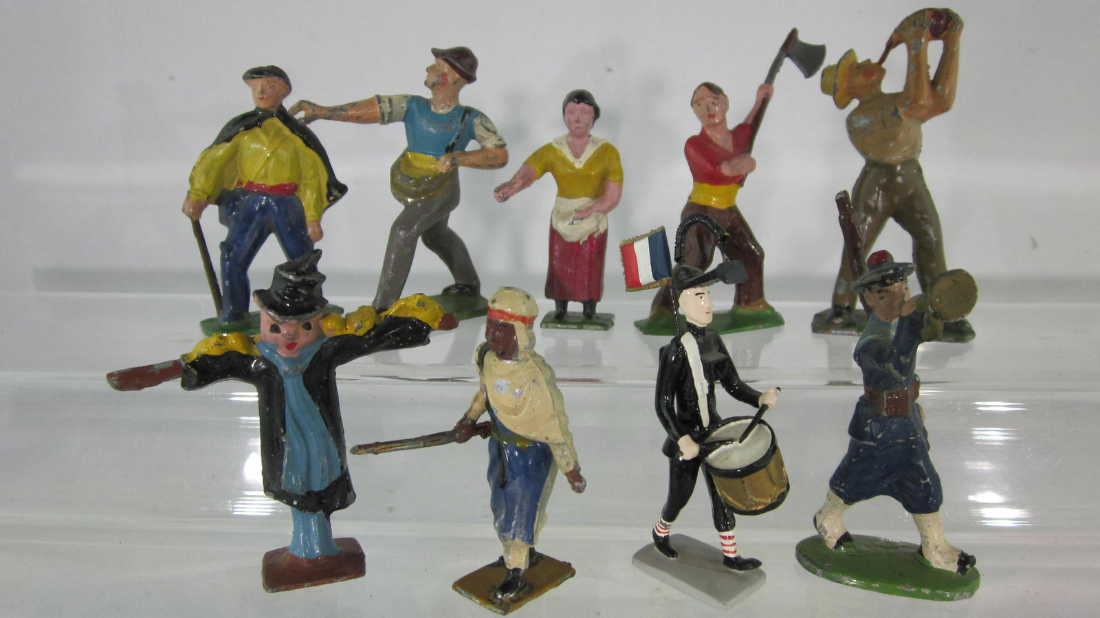 French Hollowcast Foot Figure Assortment. (1 of 1)