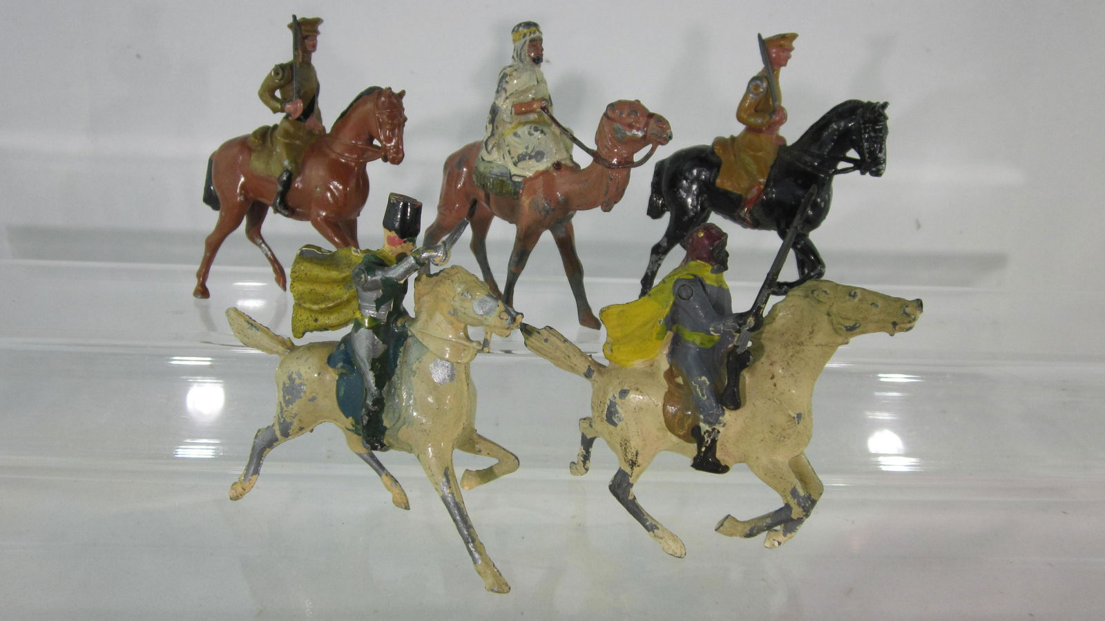 French Hollowcast Mounted Figure Assortment. (1 of 1)