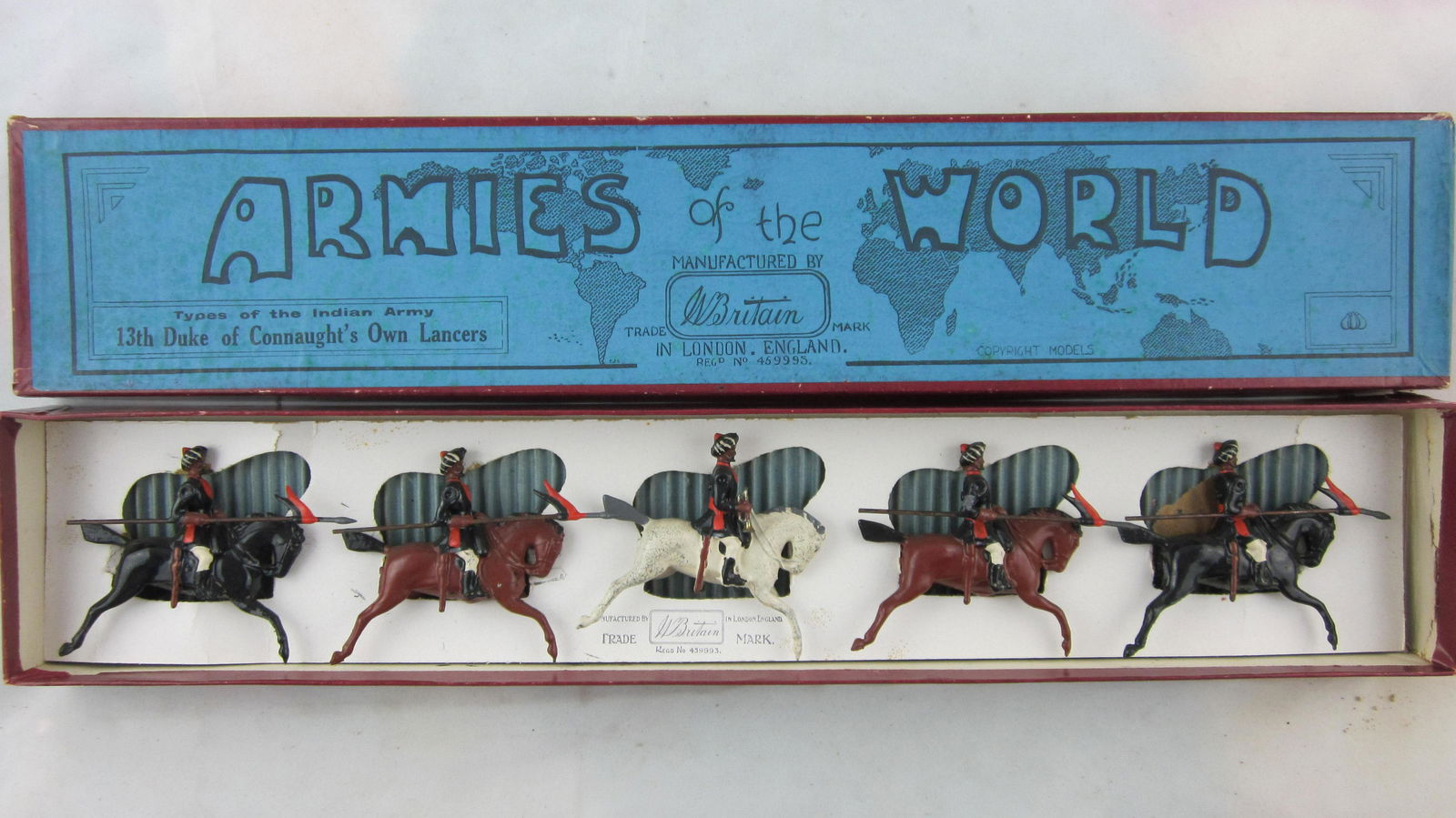 Britains Set #66 Connaughts's Indian Lancers. (1 of 1)