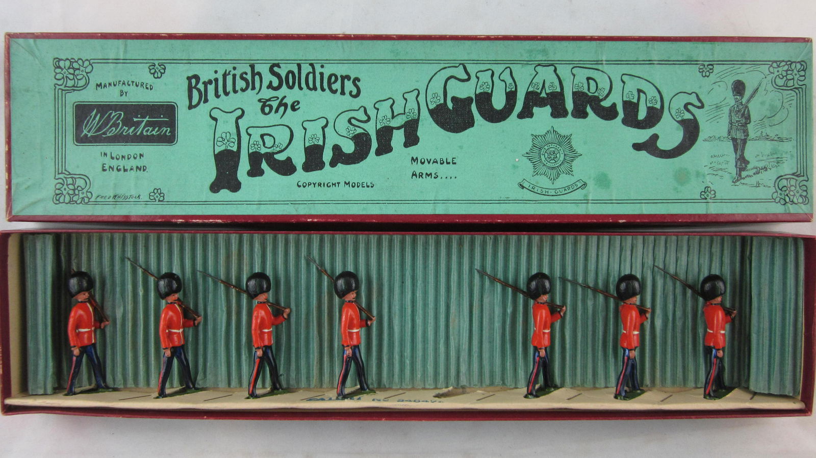 Britains Set #107 Pre-War Irish Guards. (1 of 1)