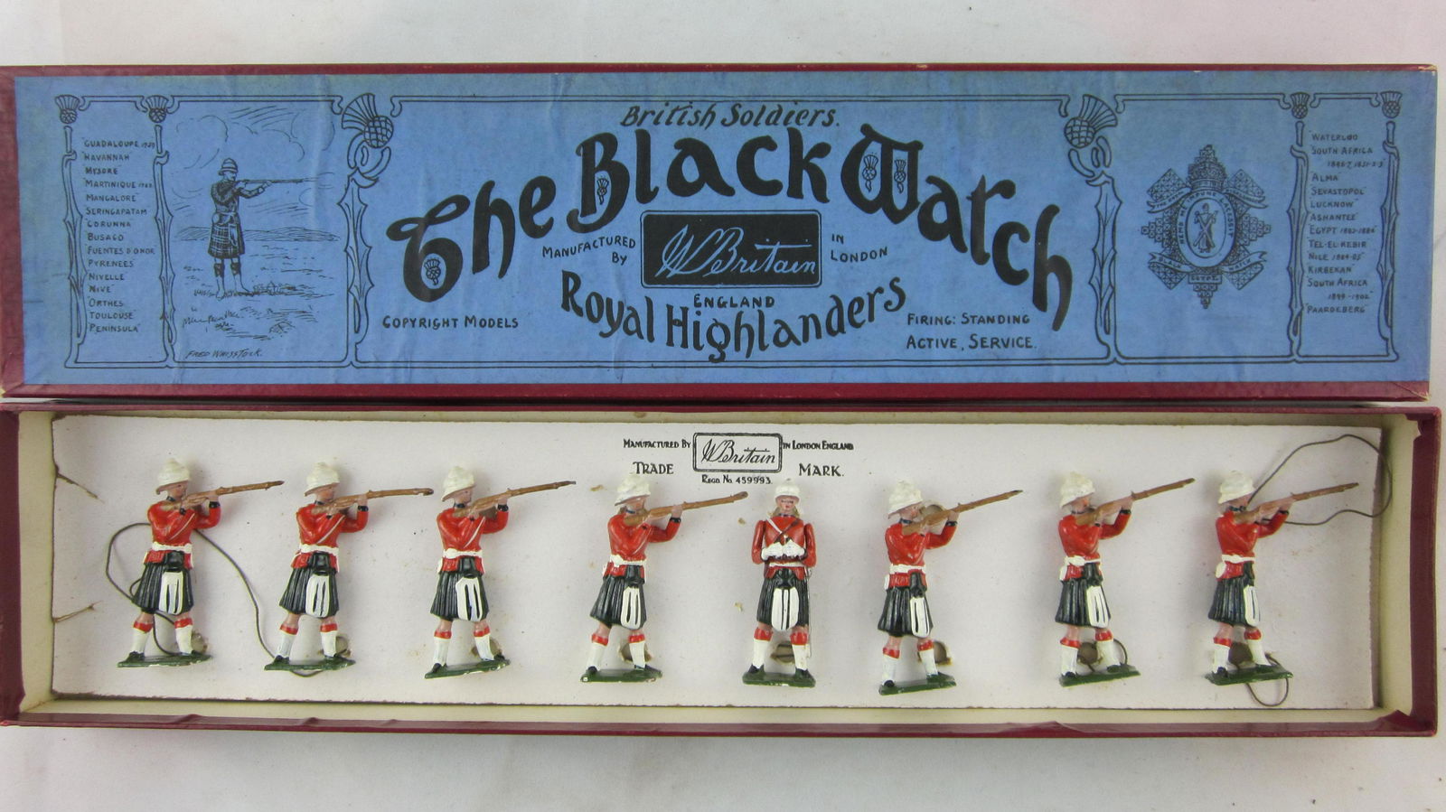 Britains Set #122 Black Watch Highlanders. (1 of 1)
