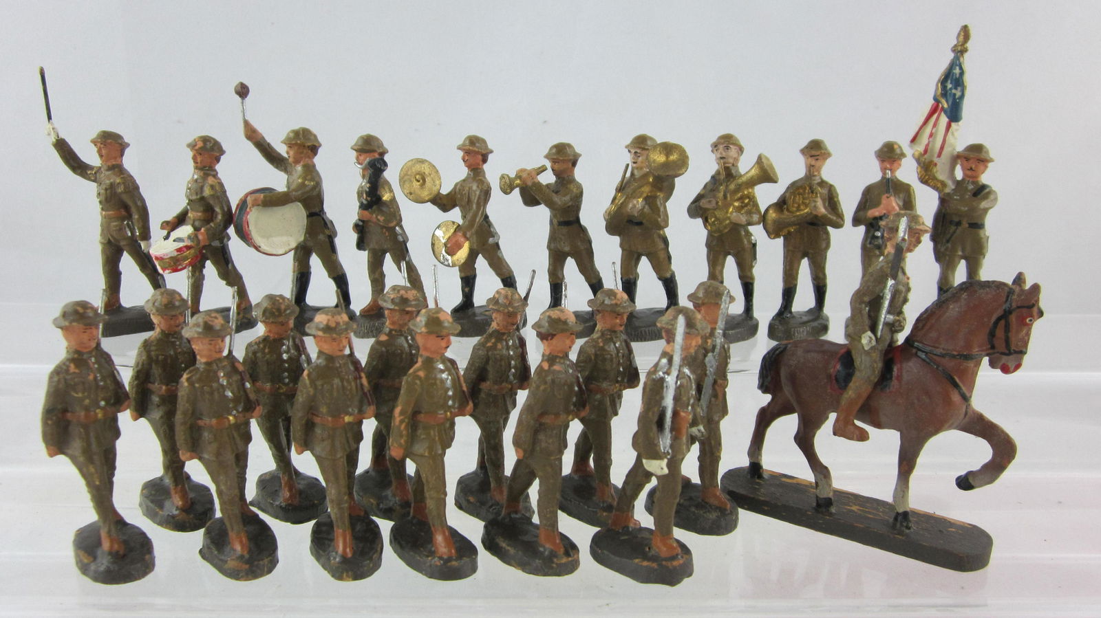 Elastolin 6cm WWI American Soldiers. (1 of 1)