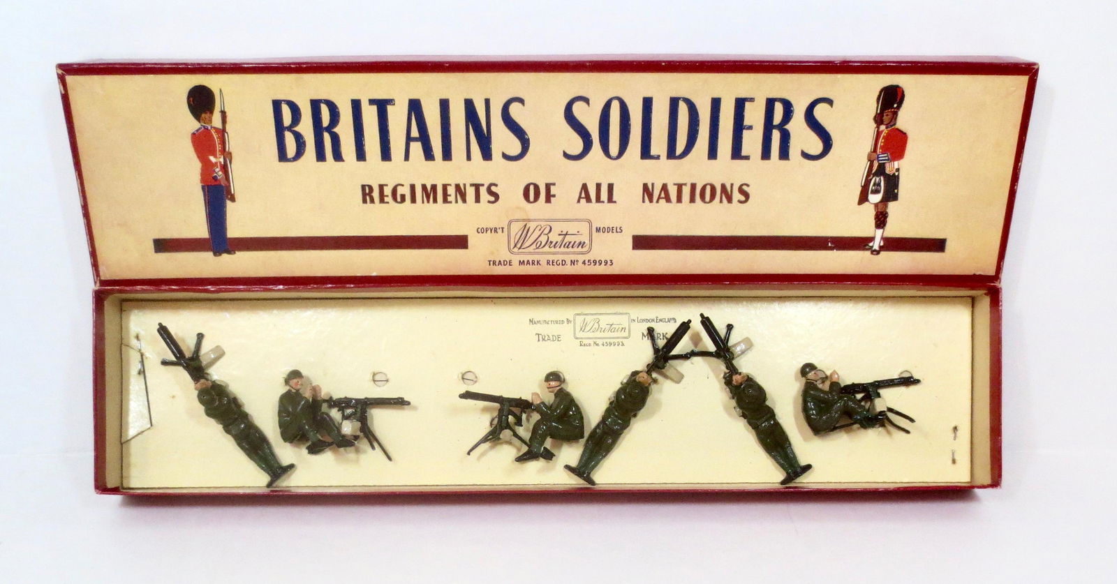 Britains #1318 British Machine Gunners (1 of 1)