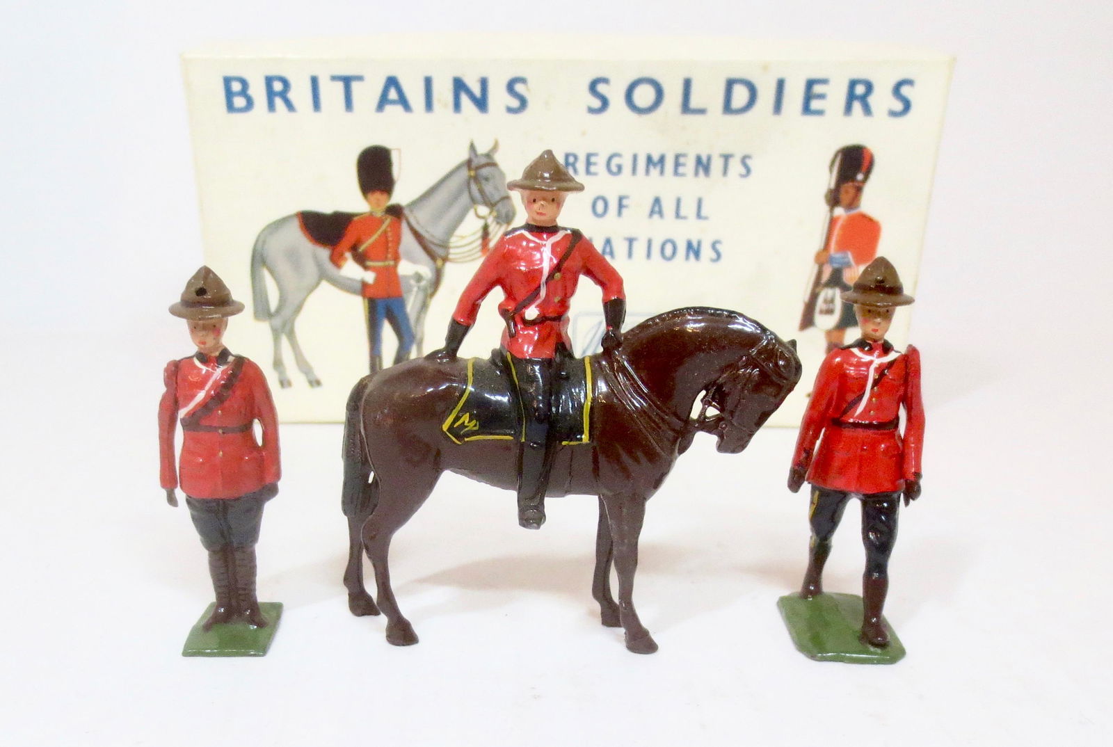 Britains #2134 Half Set RCMP Mounted Police (1 of 1)