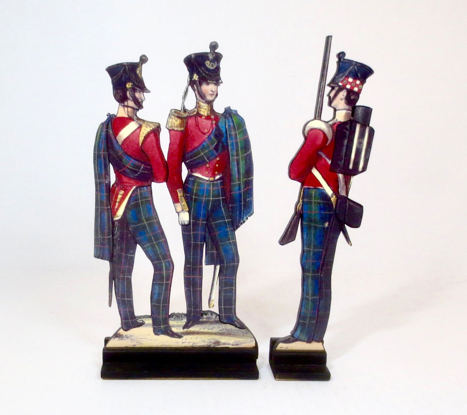 RARE Large Scale Wooden British Highlanders (1 of 1)