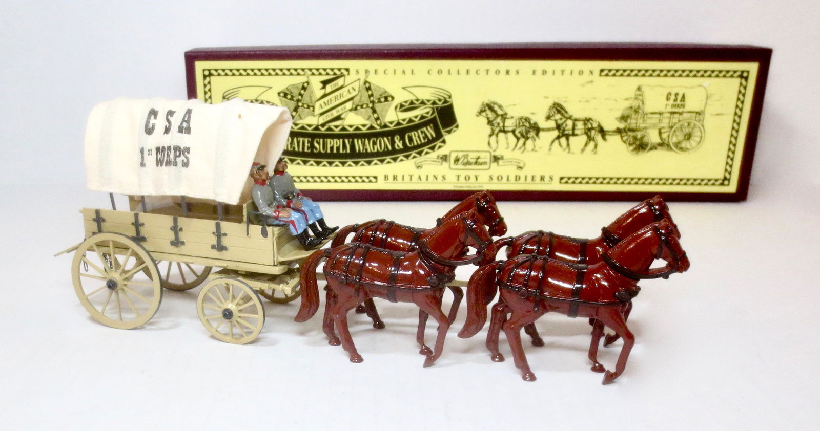 Britains #8870 Confederate Supply Wagon (1 of 1)