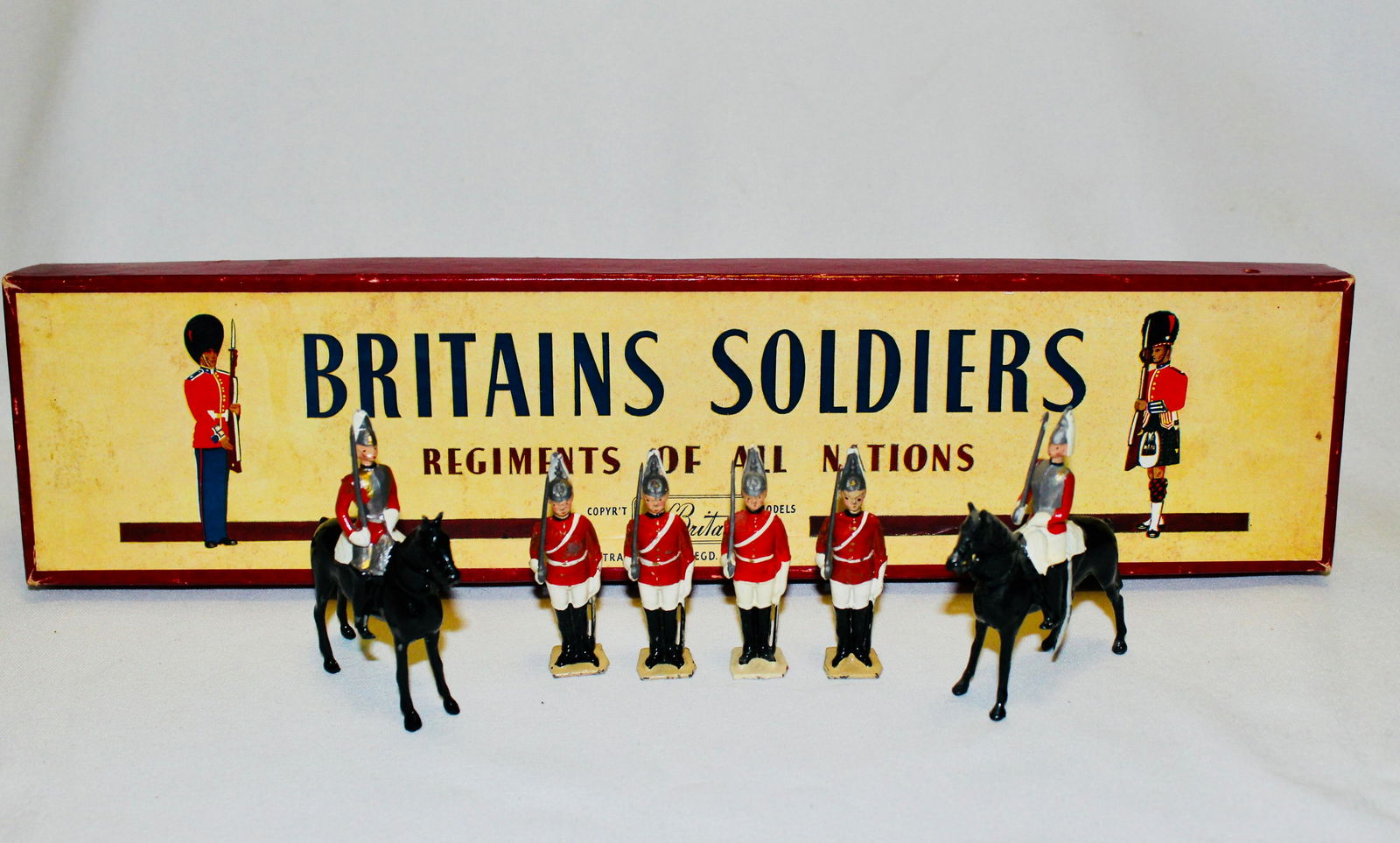 Britains set #2029 Lifeguards mounted, foot (1 of 1)