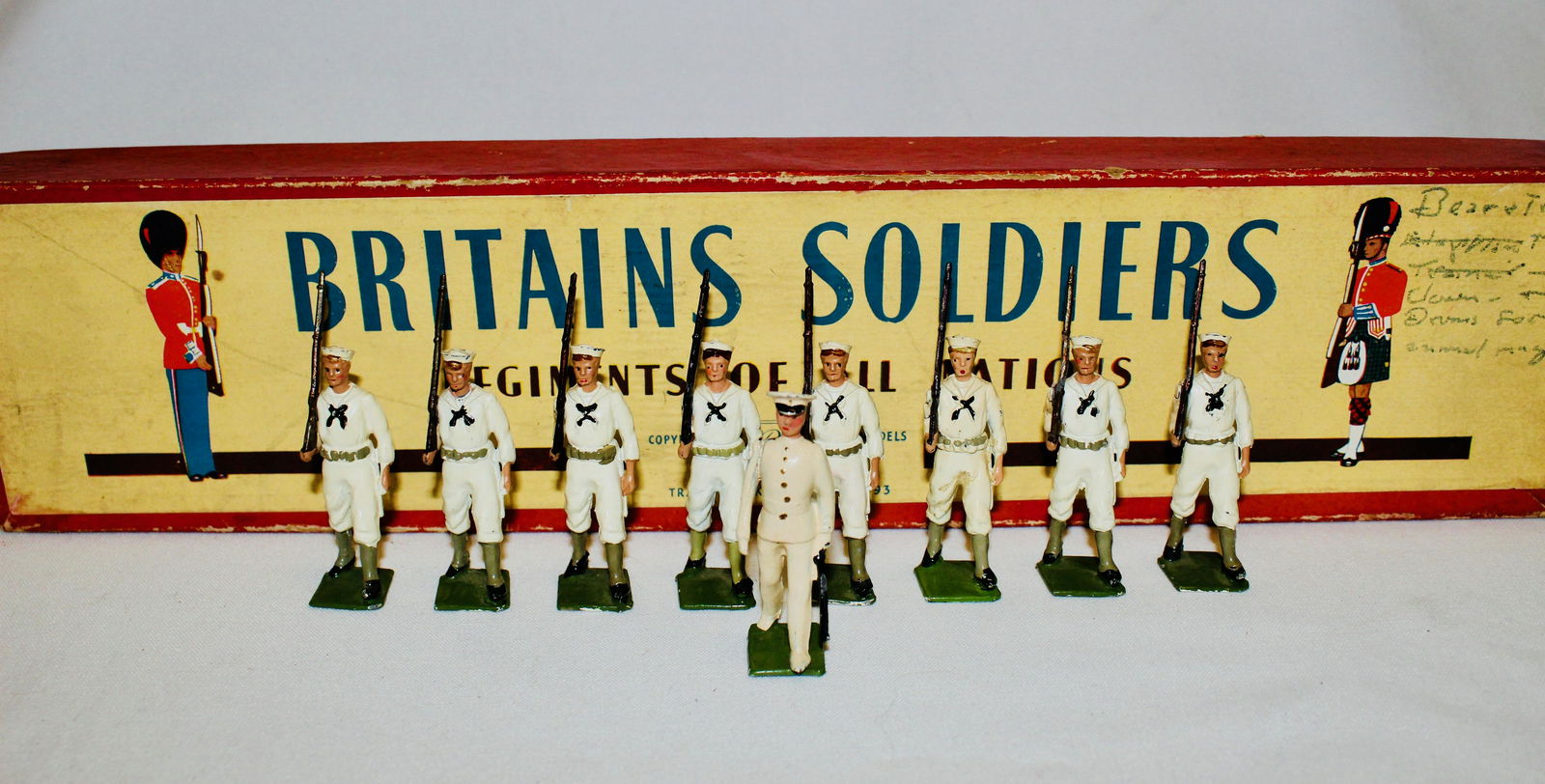 Britains set #1253 U.S. Navy Whitejackets (1 of 1)
