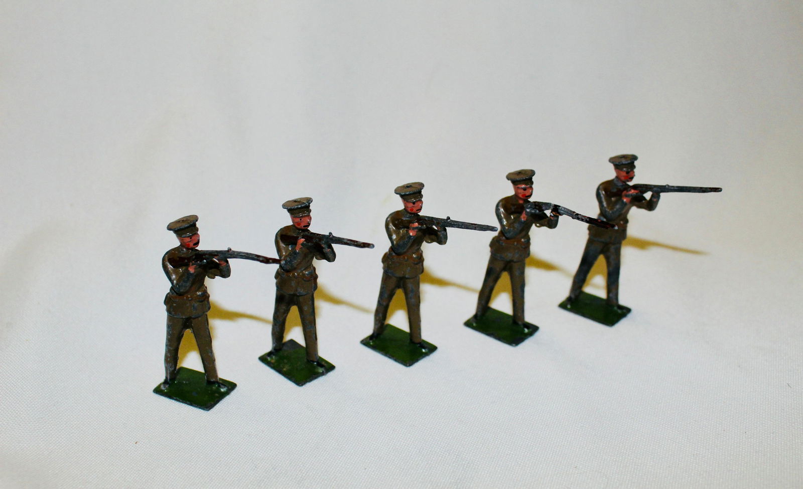 From Britains #1260 British Infantry, Peak Caps (1 of 1)