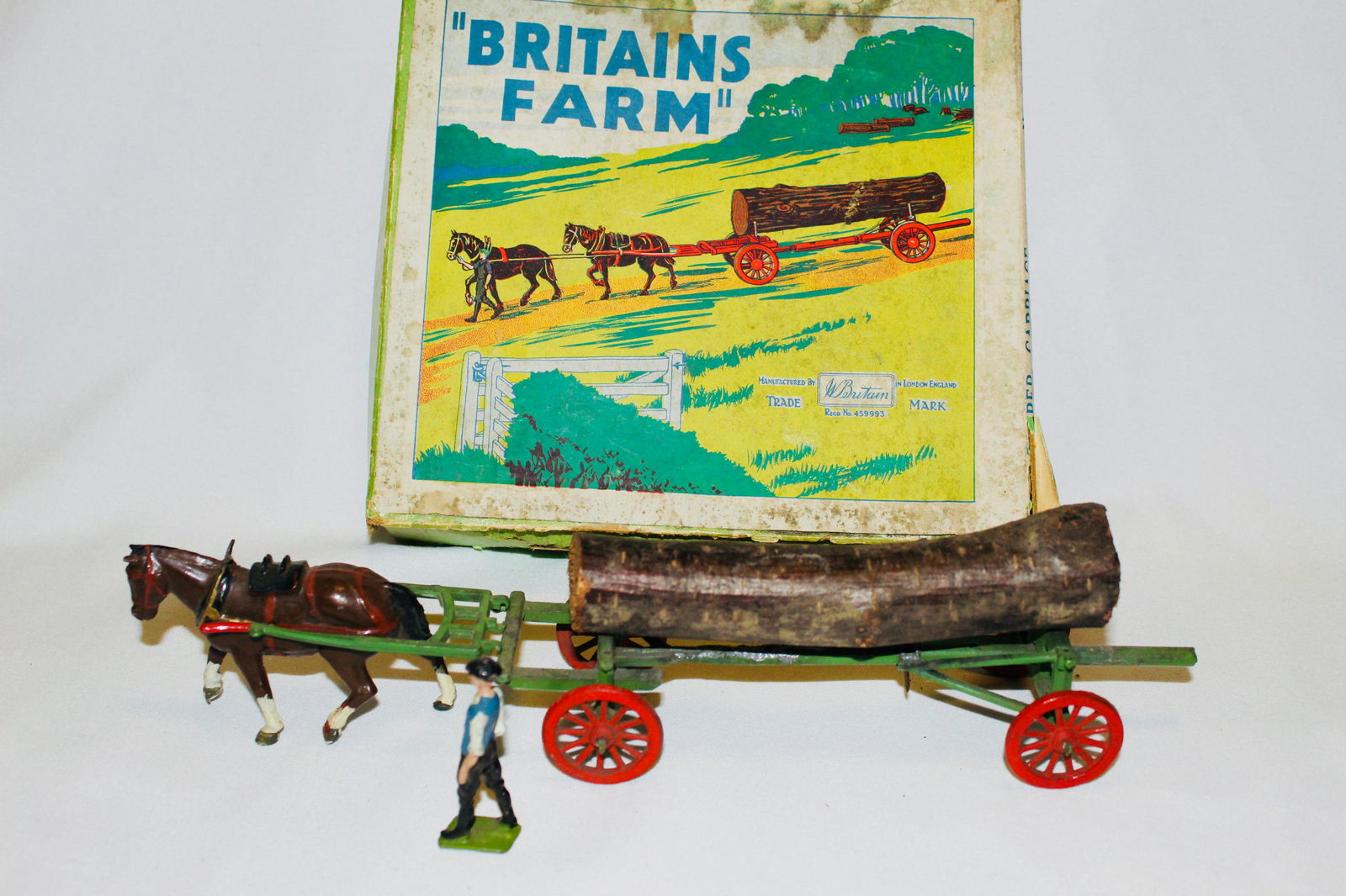 From Britains set #12-F Timber Wagon (1 of 1)