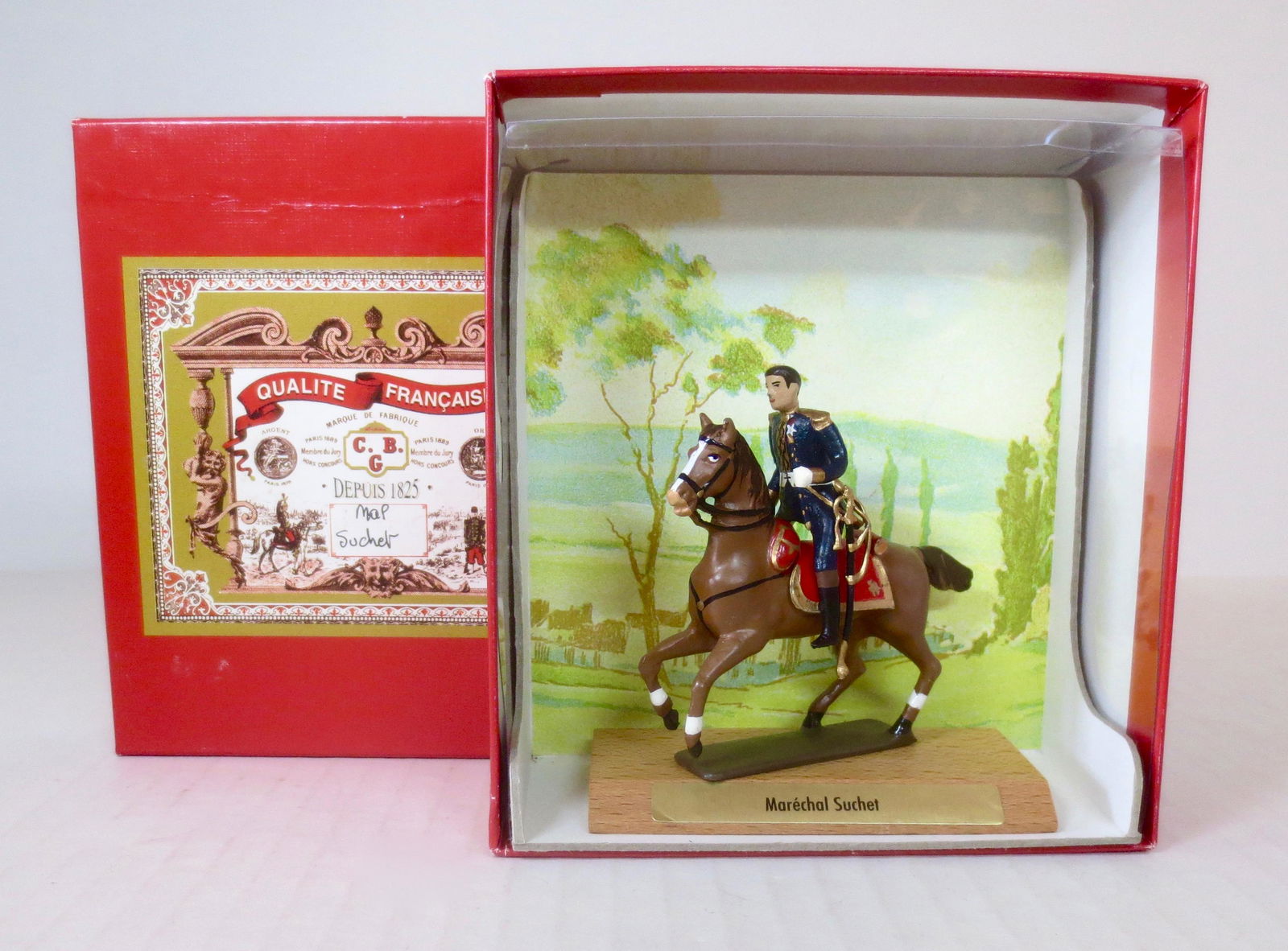 Mignot Marachel Suchet: Post war issue. Near mint condition, in original pictorial box. Box excellent.