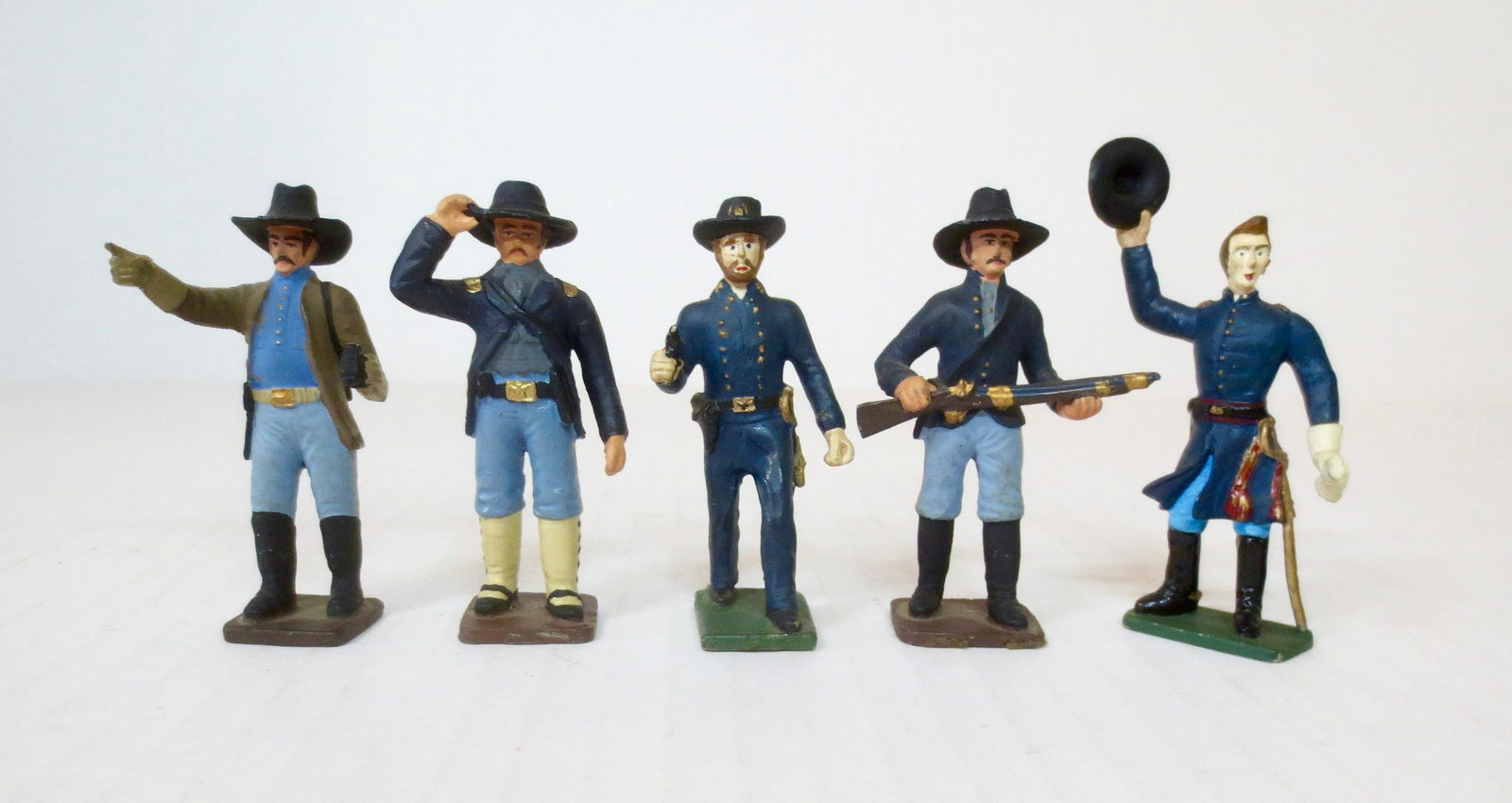 American Civil War Figure Assortment: 5 pieces. Excellent condition. Unboxed.