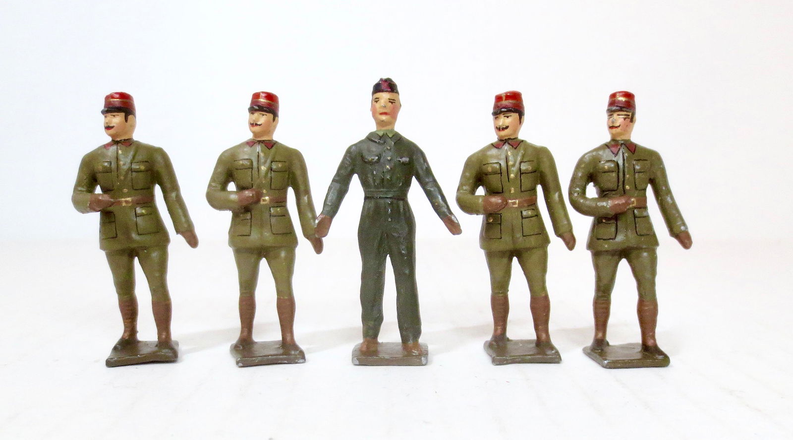 Mignot French Army in Khaki Figures (1 of 1)