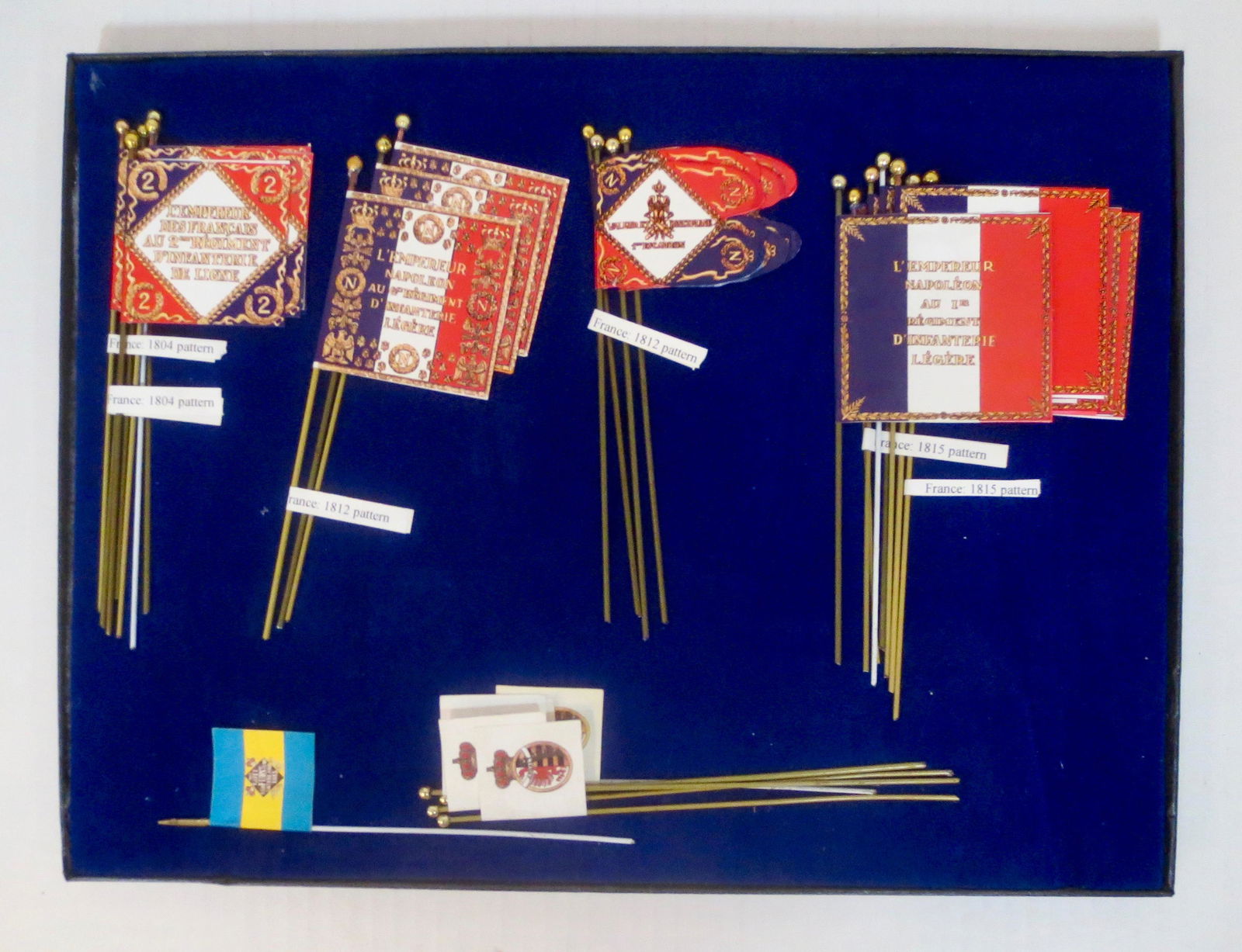 Assorted French & German Regimental Colors (1 of 1)