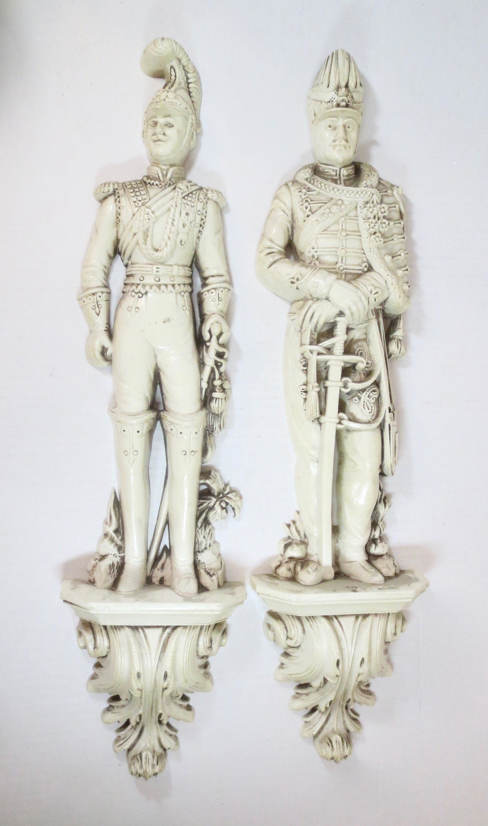 Large 24" Soldier Wall Décor Resin Figures (1 of 1)