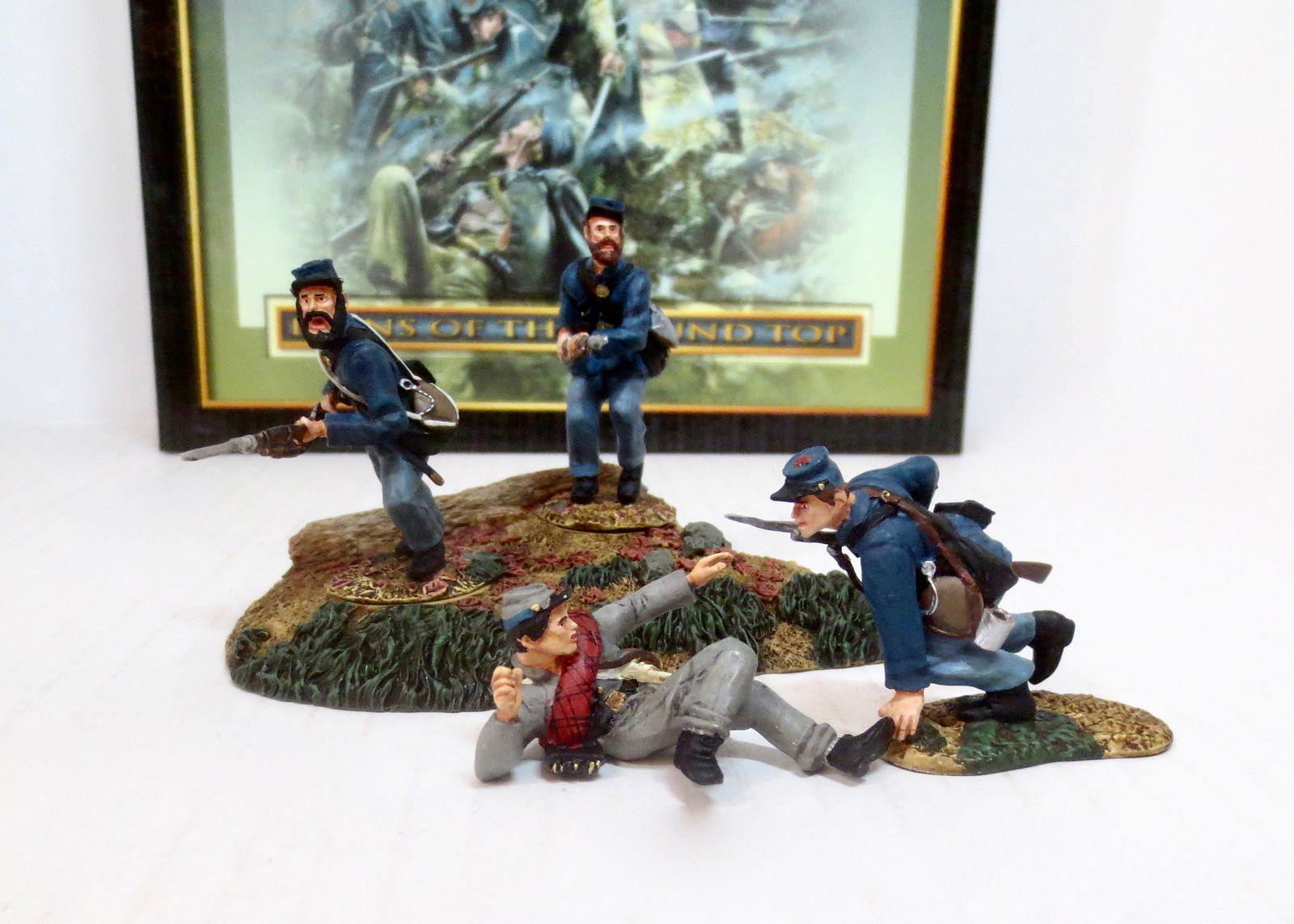 Conte #DT59002 "Lions of The Round Top": Don Troiani Series, "Lions of The Round Top" Add-on Set. 5 pieces. Near mint condition. Box excellent.