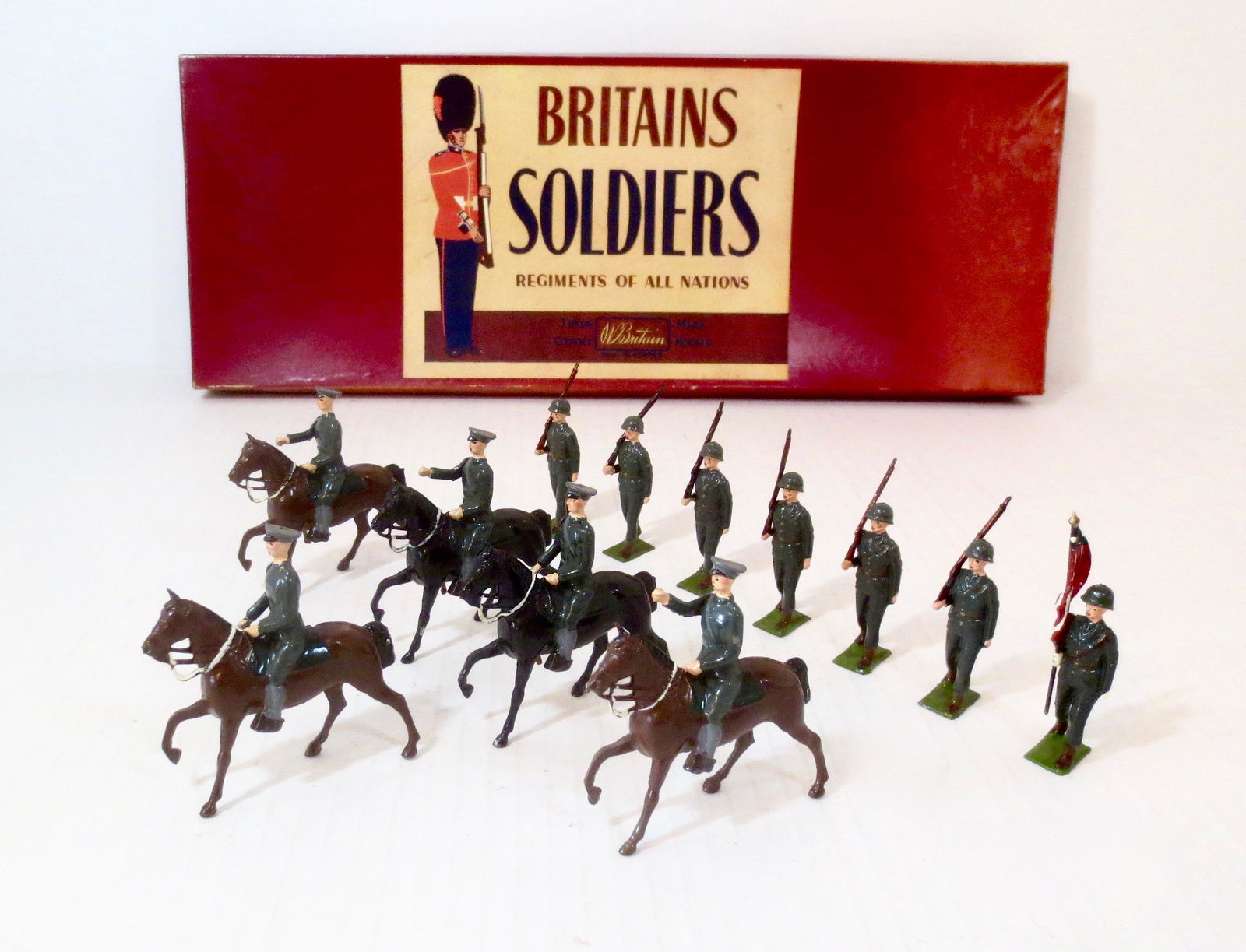 Britains #267 U.S. Cavalry and Infantry (1 of 1)